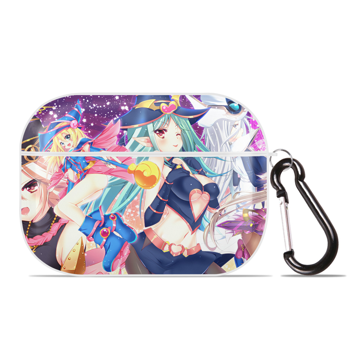 （画像用） 遊☆戯☆王 Yu-Gi-Oh! 【AirPods Pro用】ハードシェル保護ケース 耐衝撃・防指紋・カラビナ付き商品仕様