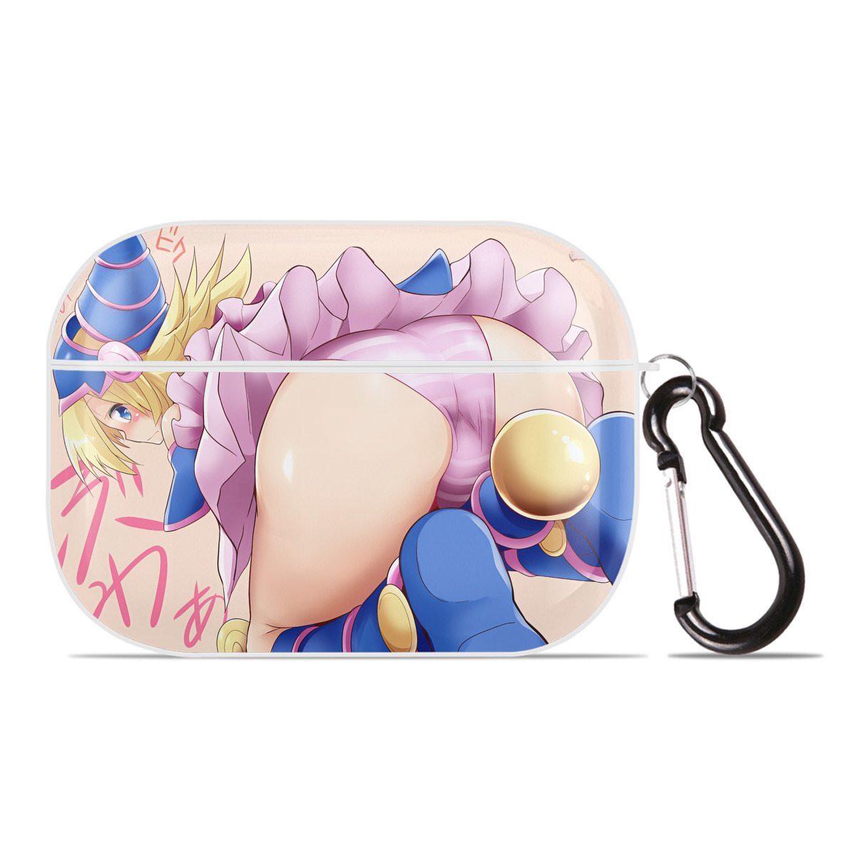 （画像用） 遊☆戯☆王 Yu-Gi-Oh! 【AirPods Pro用】ハードシェル保護ケース 耐衝撃・防指紋・カラビナ付き商品仕様