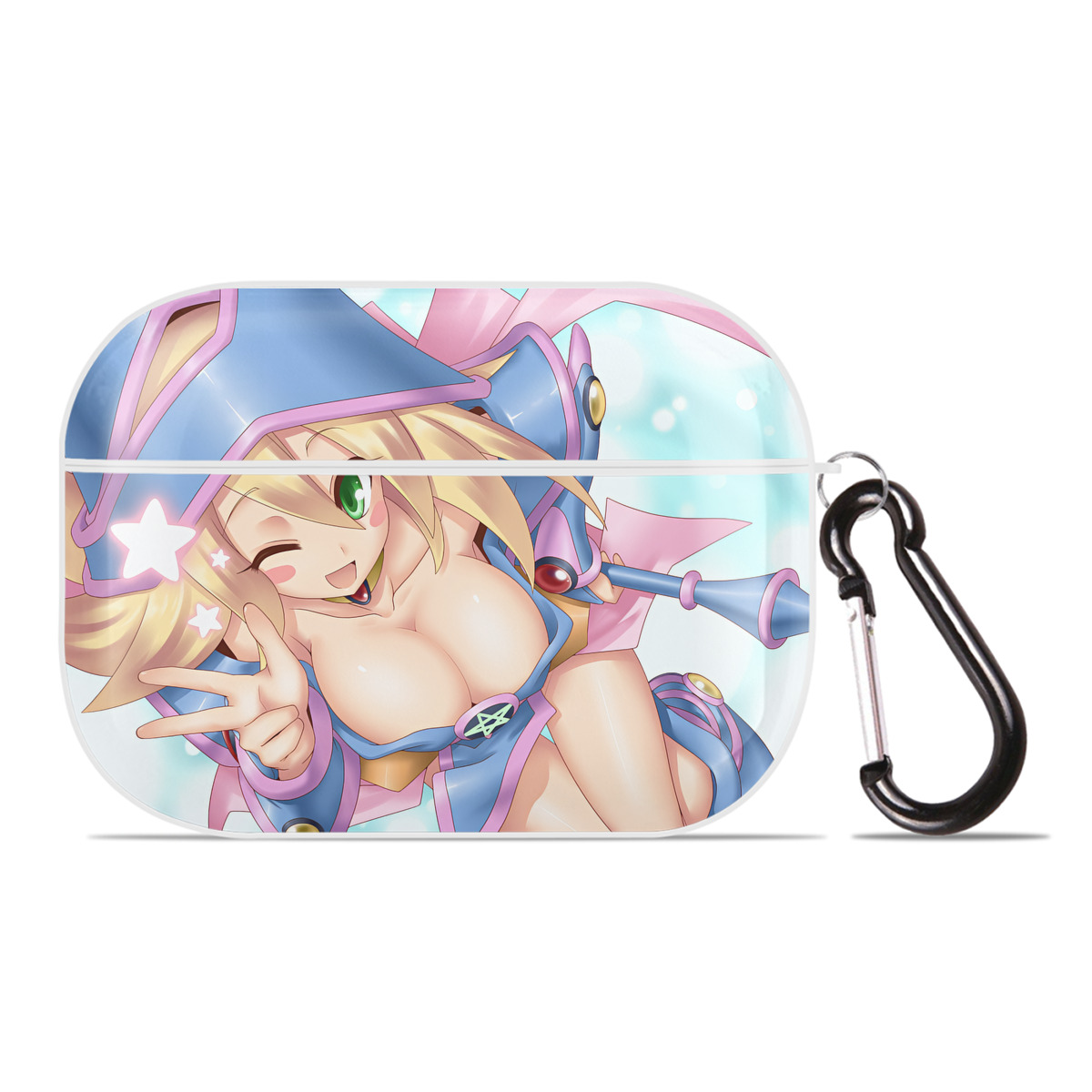 （画像用） 遊☆戯☆王 Yu-Gi-Oh! 【AirPods Pro用】ハードシェル保護ケース 耐衝撃・防指紋・カラビナ付き商品仕様