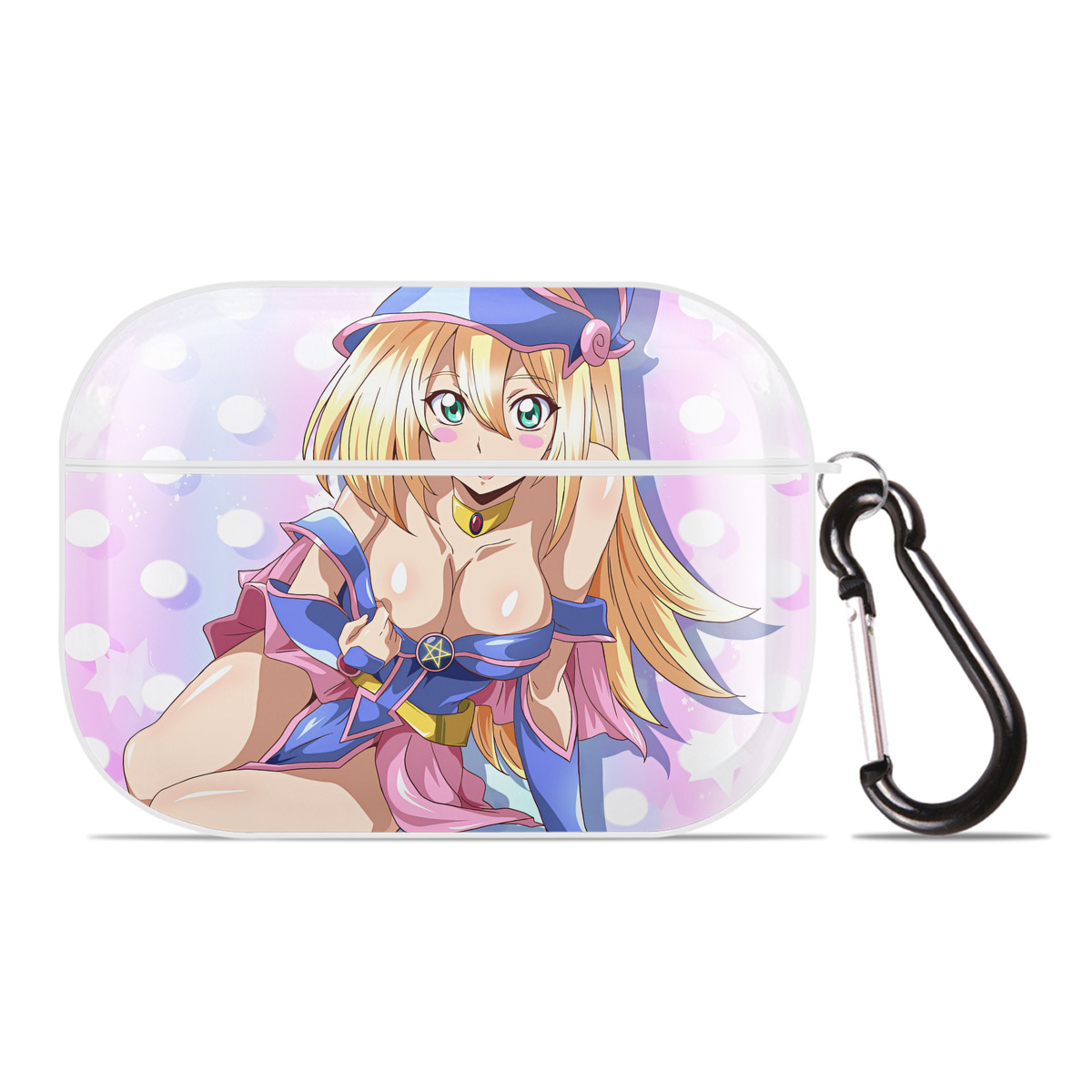 （画像用） 遊☆戯☆王 Yu-Gi-Oh! 【AirPods Pro用】ハードシェル保護ケース 耐衝撃・防指紋・カラビナ付き商品仕様
