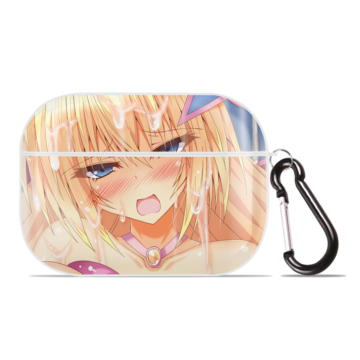 （画像用） 遊☆戯☆王 Yu-Gi-Oh! 【AirPods Pro用】ハードシェル保護ケース 耐衝撃・防指紋・カラビナ付き商品仕様