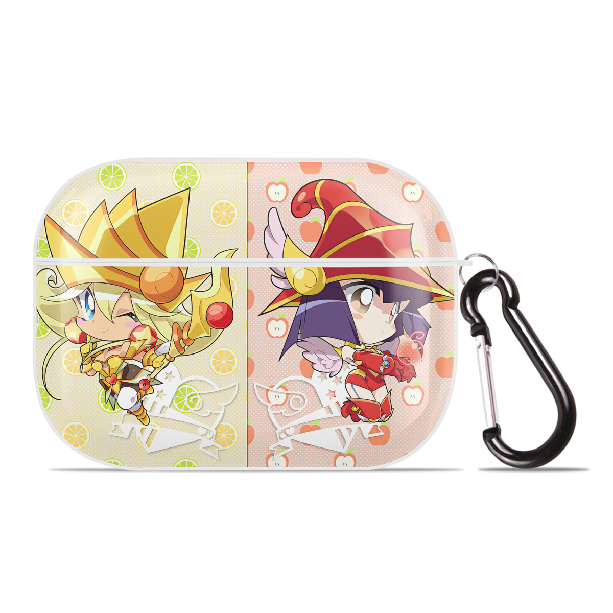 （画像用） 遊☆戯☆王 Yu-Gi-Oh! 【AirPods Pro用】ハードシェル保護ケース 耐衝撃・防指紋・カラビナ付き商品仕様
