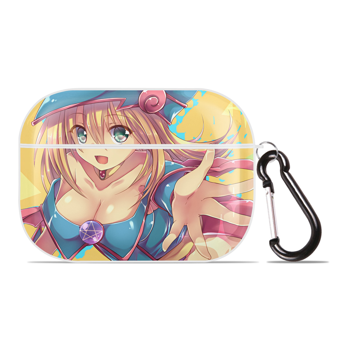（画像用） 遊☆戯☆王 Yu-Gi-Oh! 【AirPods Pro用】ハードシェル保護ケース 耐衝撃・防指紋・カラビナ付き商品仕様