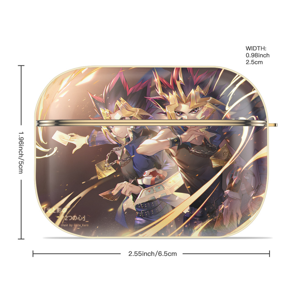 遊☆戯☆王 Yu-Gi-Oh! 【AirPods Pro用】ハードシェル保護ケース｜耐衝撃・防指紋・カラビナ付き商品仕様