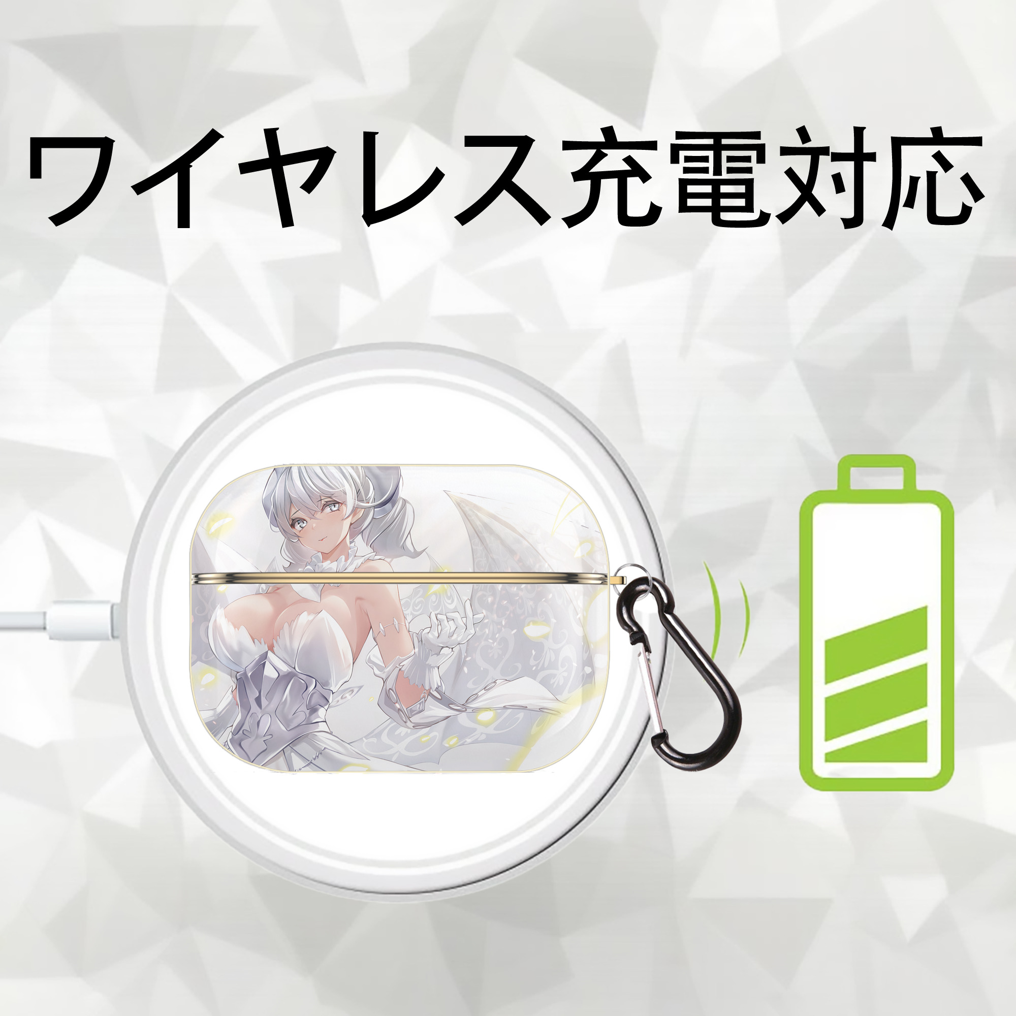 遊☆戯☆王 Yu-Gi-Oh! 【AirPods Pro用】ハードシェル保護ケース｜耐衝撃・防指紋・カラビナ付き商品仕様