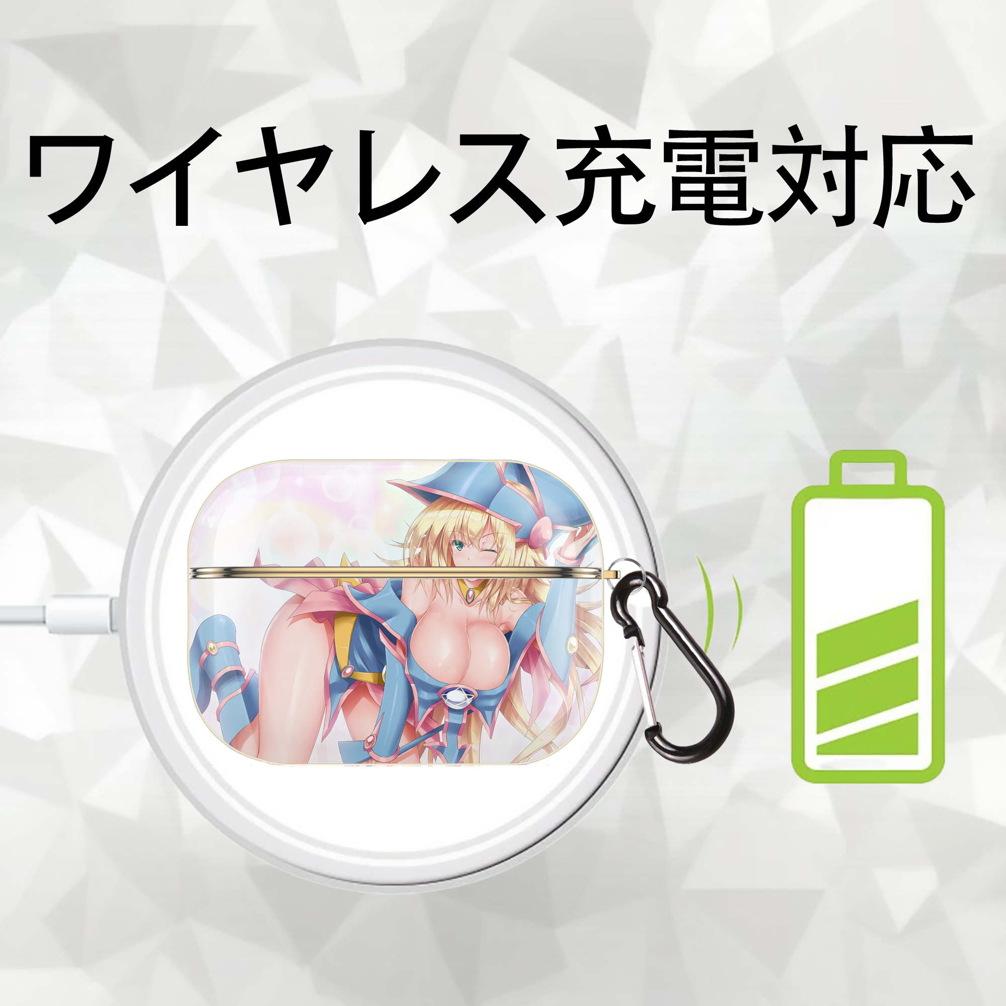 遊☆戯☆王 Yu-Gi-Oh! 【AirPods Pro用】ハードシェル保護ケース｜耐衝撃・防指紋・カラビナ付き商品仕様
