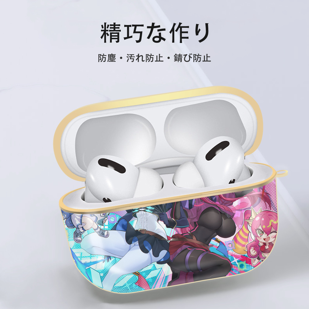 遊☆戯☆王 Yu-Gi-Oh! 【AirPods Pro用】ハードシェル保護ケース｜耐衝撃・防指紋・カラビナ付き商品仕様