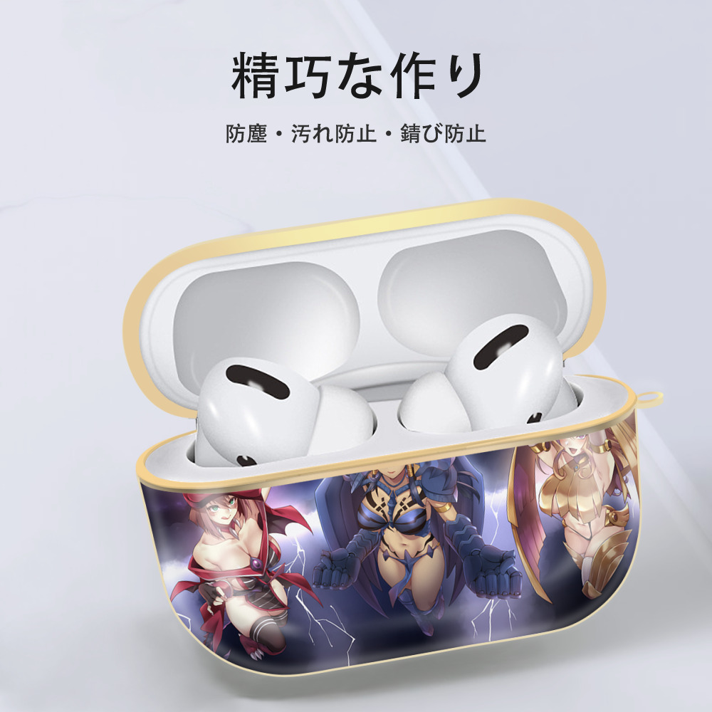 遊☆戯☆王 Yu-Gi-Oh! 【AirPods Pro用】ハードシェル保護ケース｜耐衝撃・防指紋・カラビナ付き商品仕様