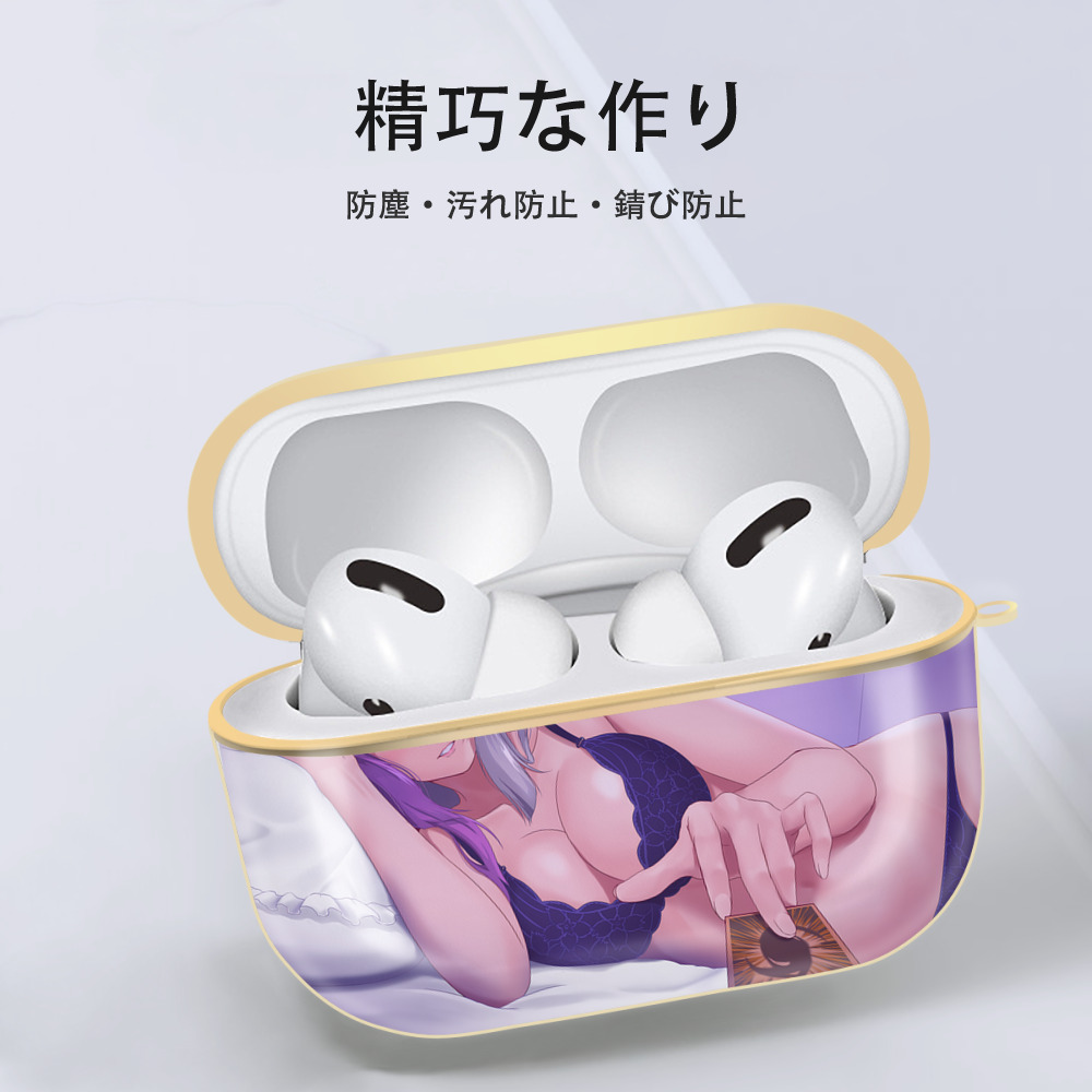 遊☆戯☆王 Yu-Gi-Oh! 【AirPods Pro用】ハードシェル保護ケース｜耐衝撃・防指紋・カラビナ付き商品仕様