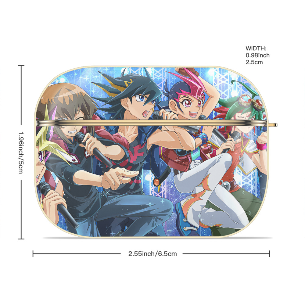 遊☆戯☆王 Yu-Gi-Oh! 【AirPods Pro用】ハードシェル保護ケース｜耐衝撃・防指紋・カラビナ付き商品仕様