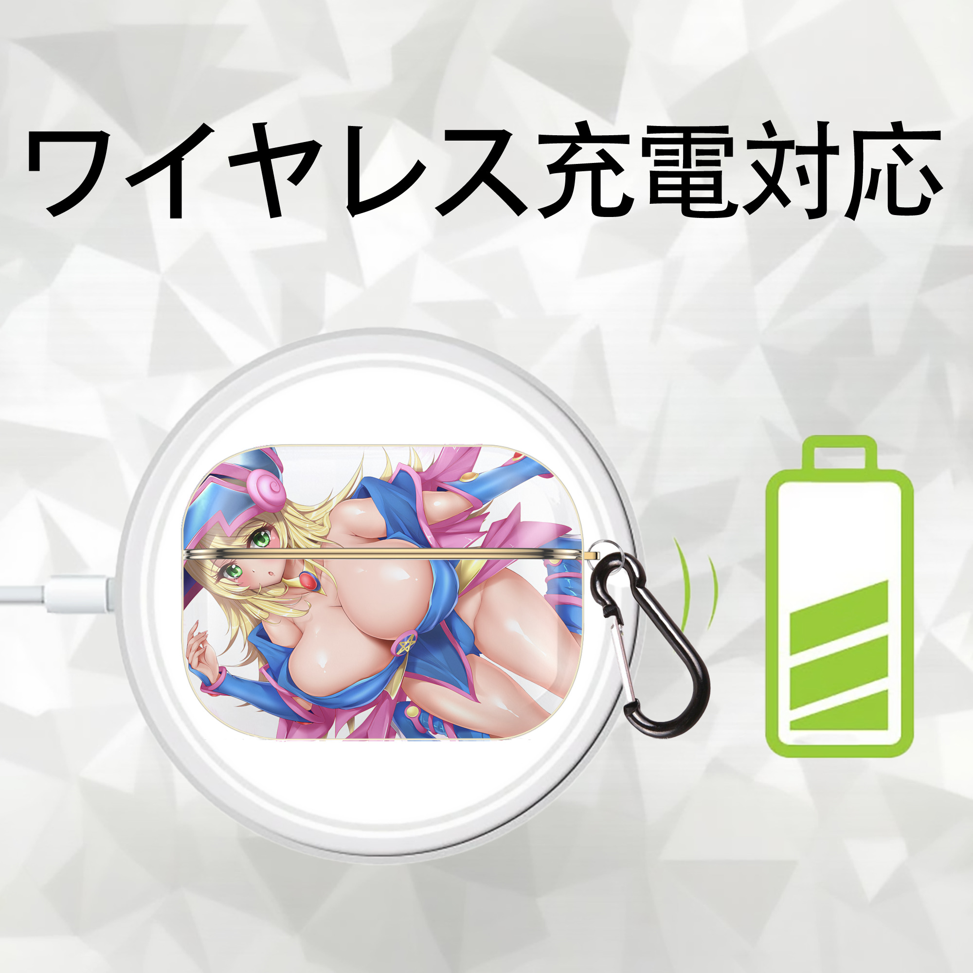 遊☆戯☆王 Yu-Gi-Oh! 【AirPods Pro用】ハードシェル保護ケース｜耐衝撃・防指紋・カラビナ付き商品仕様