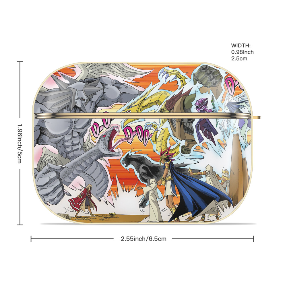 遊☆戯☆王 Yu-Gi-Oh! 【AirPods Pro用】ハードシェル保護ケース｜耐衝撃・防指紋・カラビナ付き商品仕様
