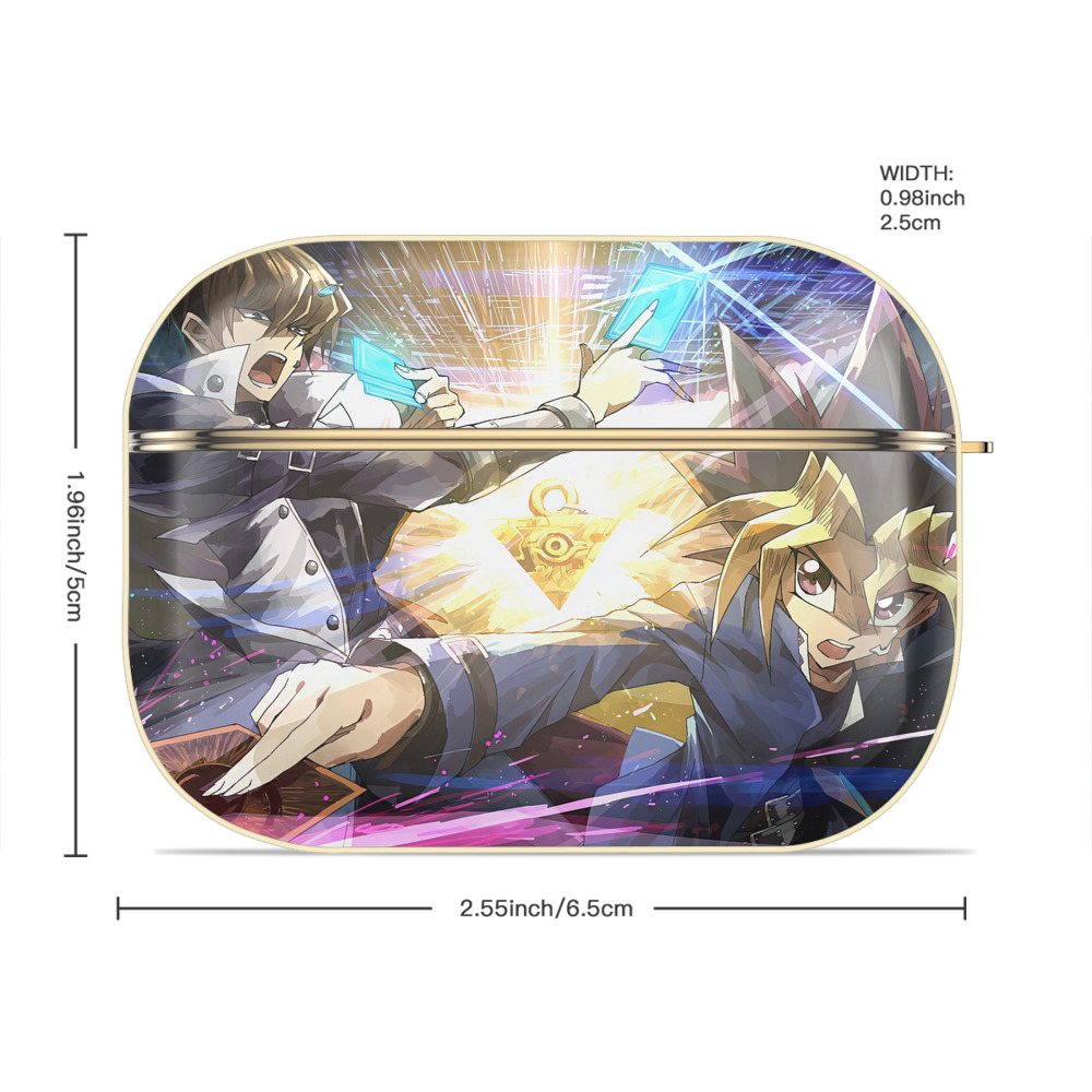 遊☆戯☆王 Yu-Gi-Oh! 【AirPods Pro用】ハードシェル保護ケース｜耐衝撃・防指紋・カラビナ付き商品仕様