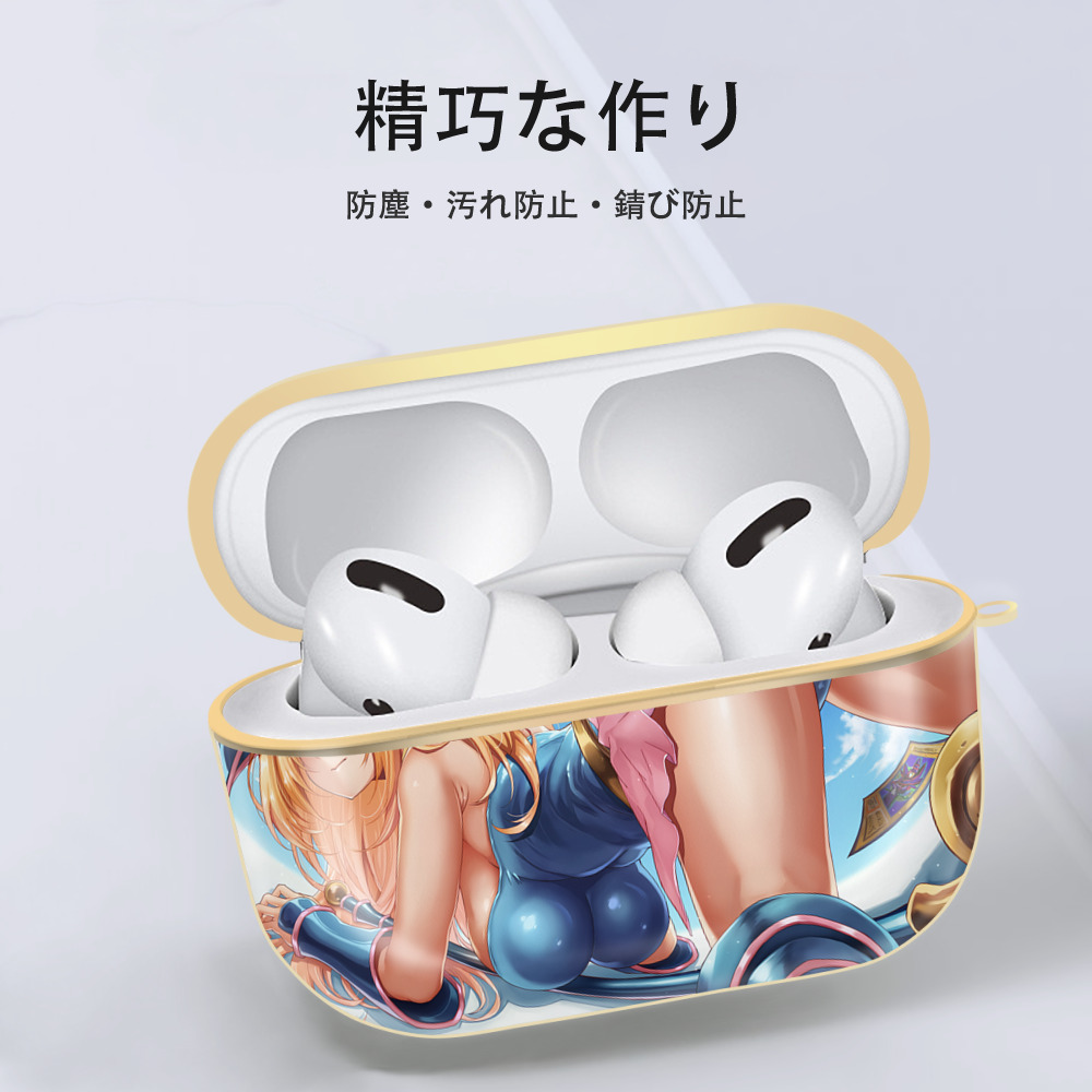 遊☆戯☆王 Yu-Gi-Oh! 【AirPods Pro用】ハードシェル保護ケース｜耐衝撃・防指紋・カラビナ付き商品仕様