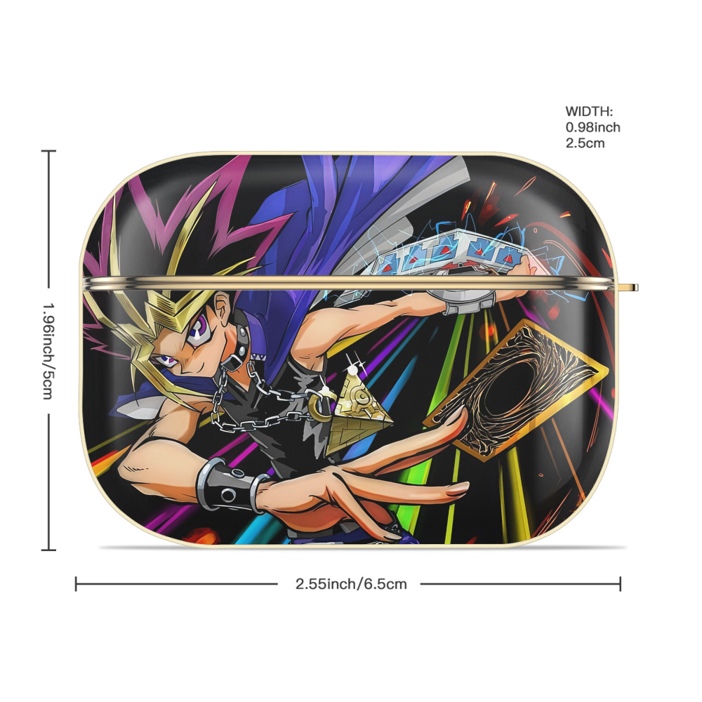 遊☆戯☆王 Yu-Gi-Oh! 【AirPods Pro用】ハードシェル保護ケース｜耐衝撃・防指紋・カラビナ付き商品仕様