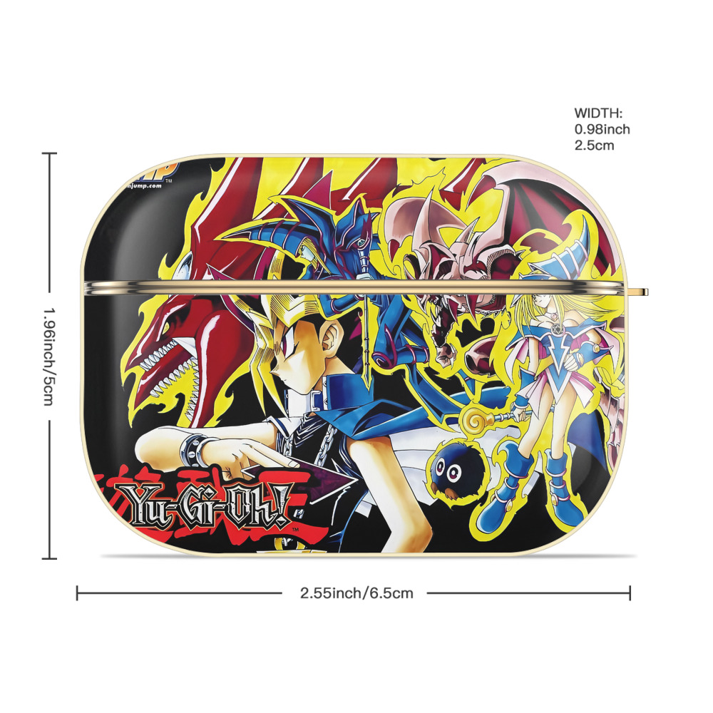 遊☆戯☆王 Yu-Gi-Oh! 【AirPods Pro用】ハードシェル保護ケース｜耐衝撃・防指紋・カラビナ付き商品仕様