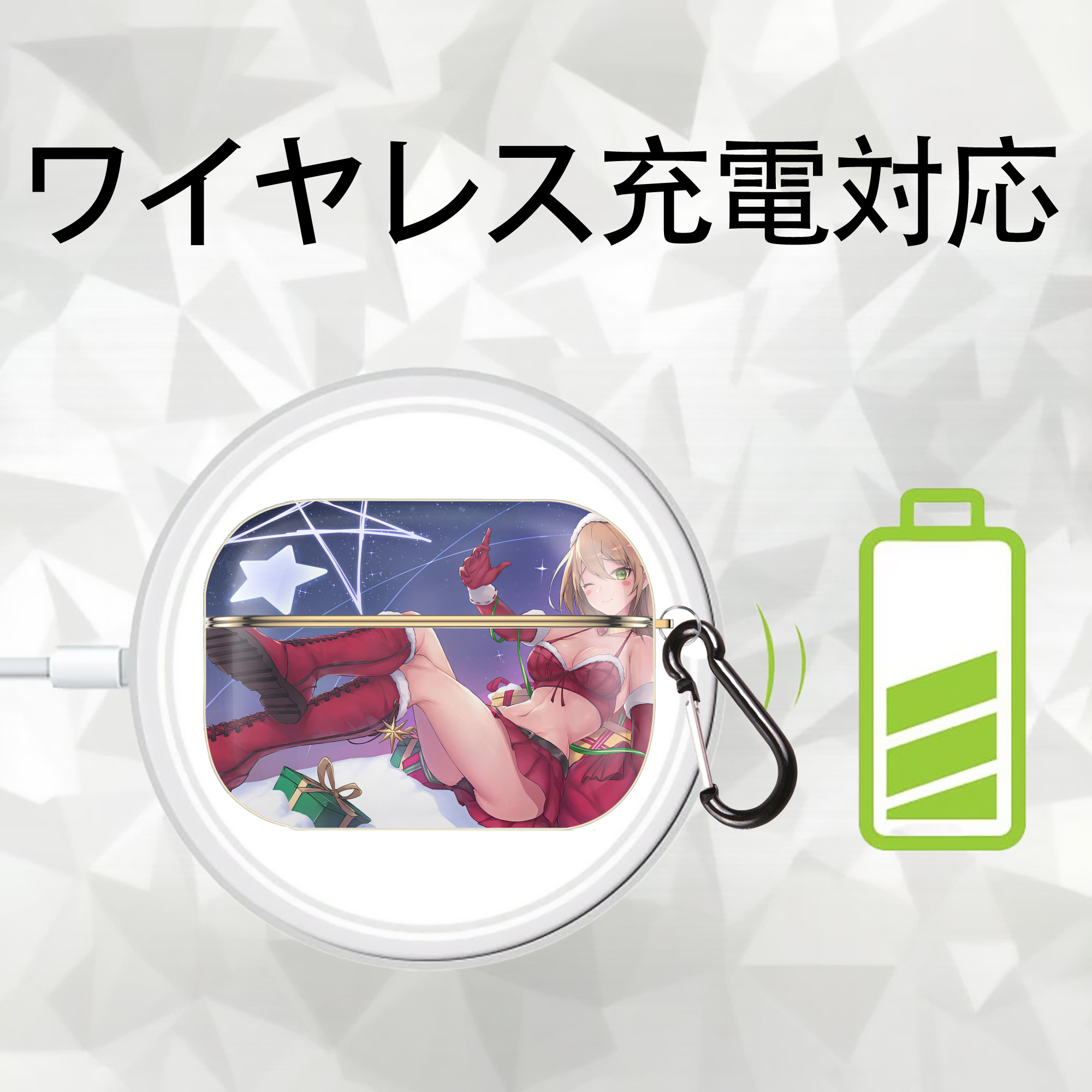 遊☆戯☆王 Yu-Gi-Oh! 【AirPods Pro用】ハードシェル保護ケース｜耐衝撃・防指紋・カラビナ付き商品仕様