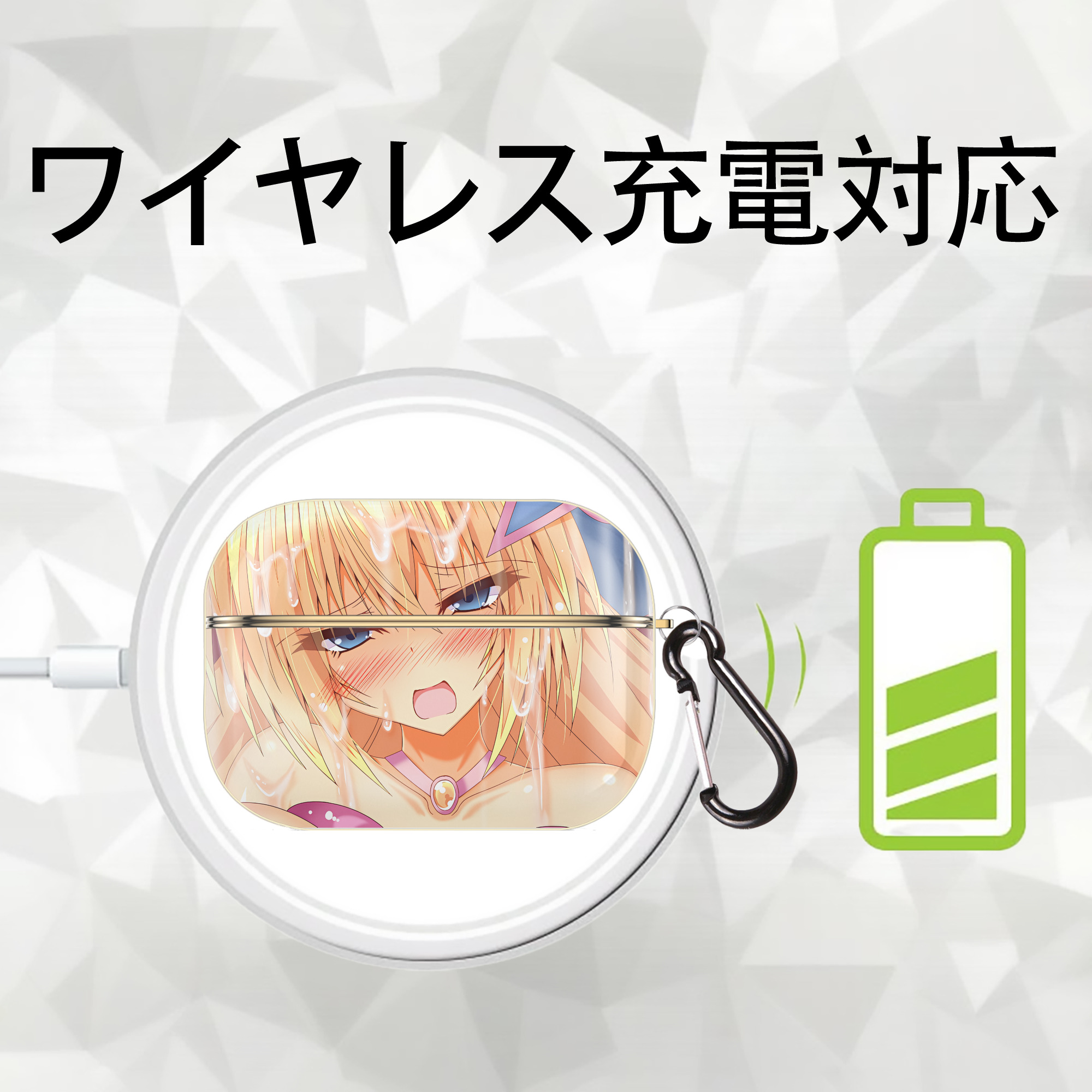 遊☆戯☆王 Yu-Gi-Oh! 【AirPods Pro用】ハードシェル保護ケース｜耐衝撃・防指紋・カラビナ付き商品仕様