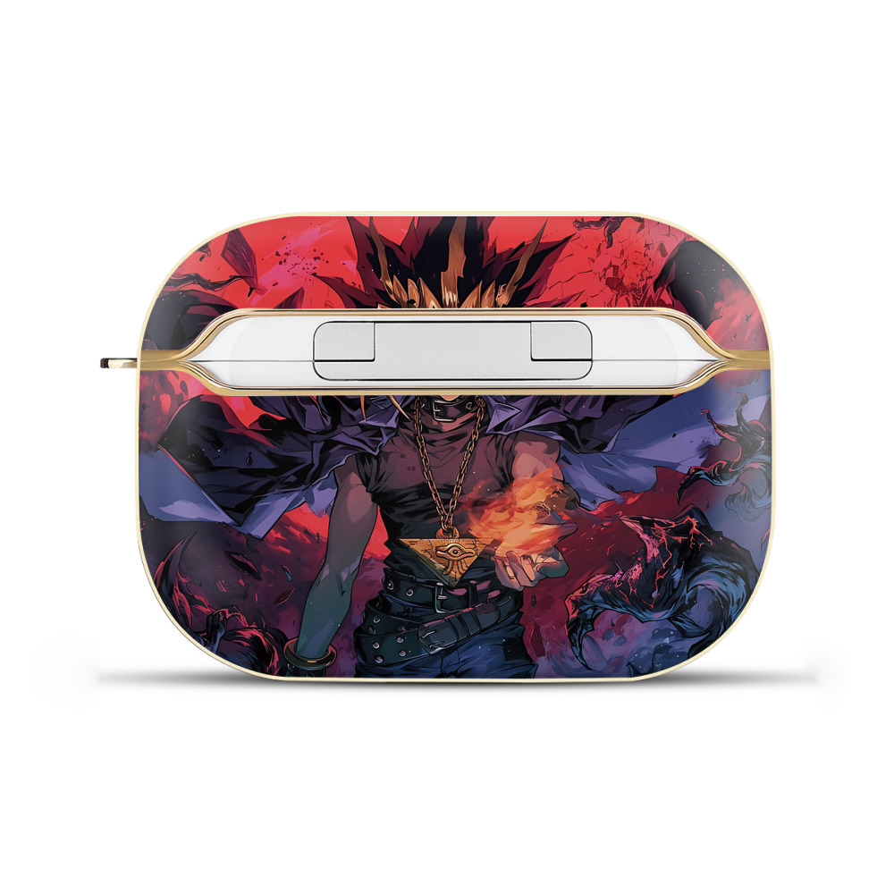（画像用） 遊☆戯☆王 Yu-Gi-Oh! 【AirPods Pro用】ハードシェル保護ケース｜耐衝撃・防指紋・カラビナ付き商品仕様