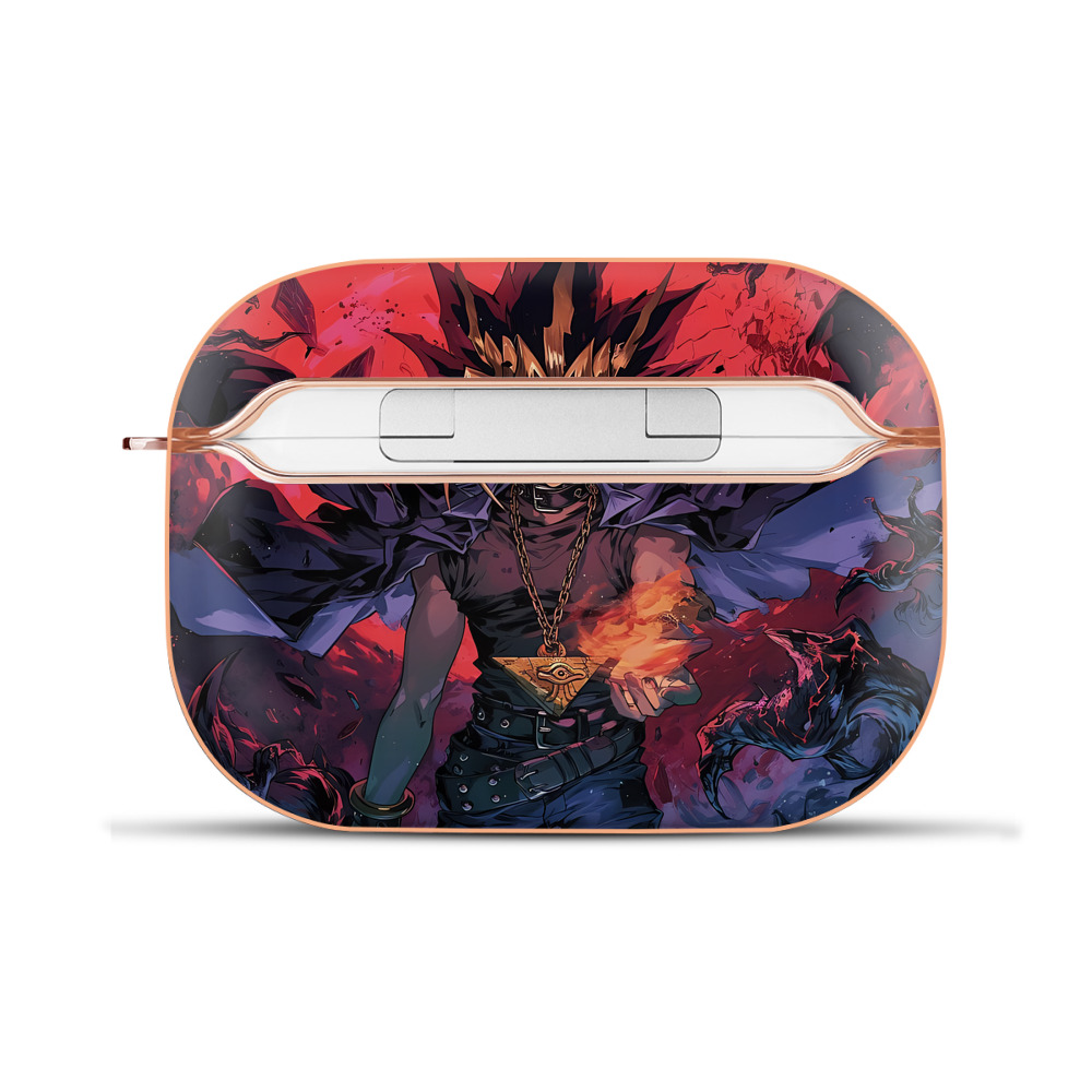 （画像用） 遊☆戯☆王 Yu-Gi-Oh! 【AirPods Pro用】ハードシェル保護ケース｜耐衝撃・防指紋・カラビナ付き商品仕様