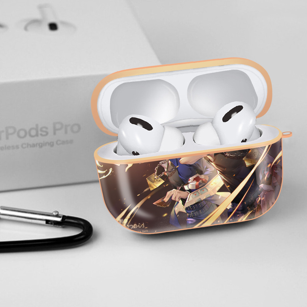 遊☆戯☆王 Yu-Gi-Oh! 【AirPods Pro用】ハードシェル保護ケース｜耐衝撃・防指紋・カラビナ付き商品仕様