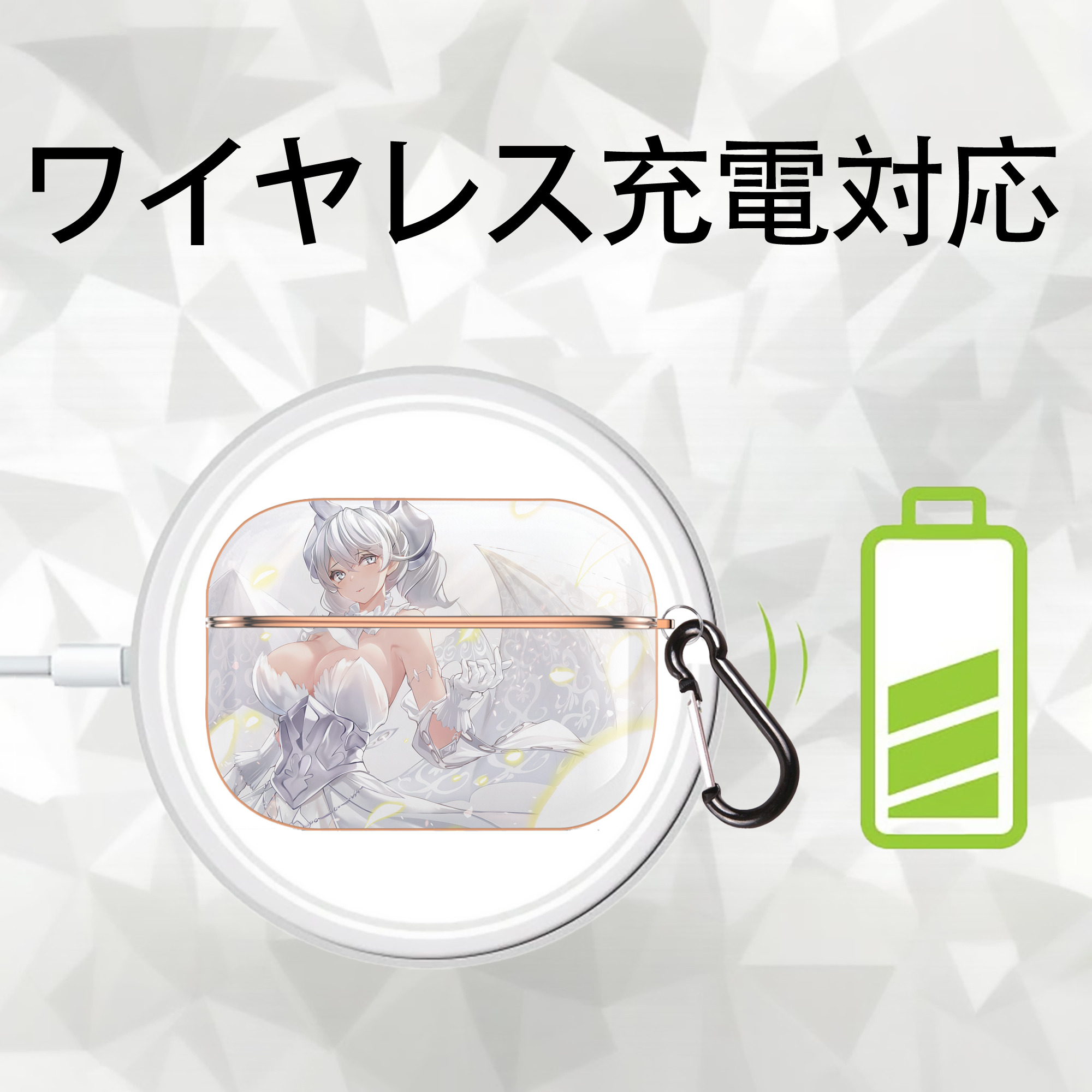 遊☆戯☆王 Yu-Gi-Oh! 【AirPods Pro用】ハードシェル保護ケース｜耐衝撃・防指紋・カラビナ付き商品仕様