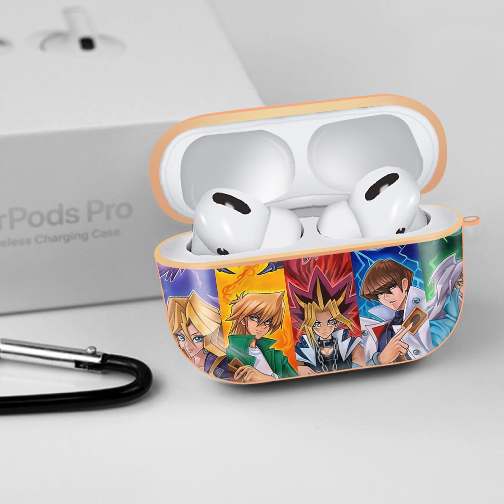 遊☆戯☆王 Yu-Gi-Oh! 【AirPods Pro用】ハードシェル保護ケース｜耐衝撃・防指紋・カラビナ付き商品仕様