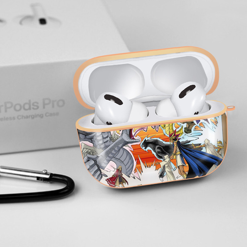 遊☆戯☆王 Yu-Gi-Oh! 【AirPods Pro用】ハードシェル保護ケース｜耐衝撃・防指紋・カラビナ付き商品仕様