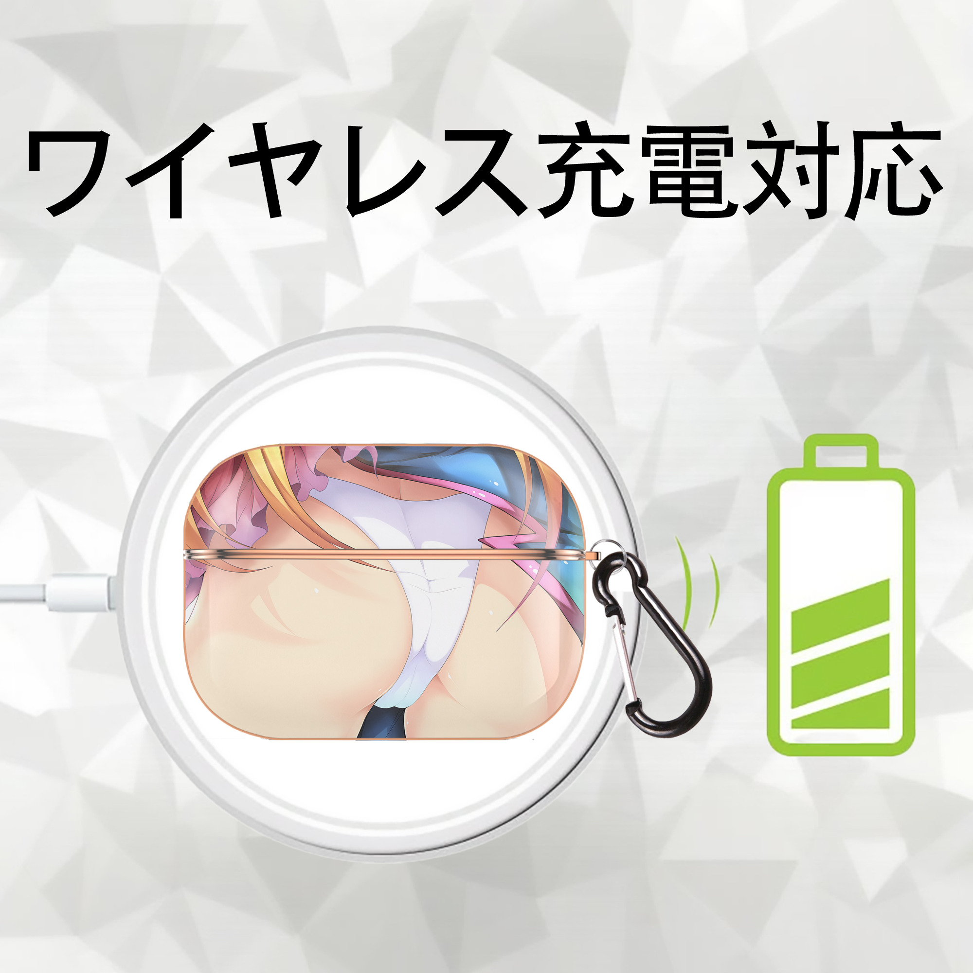 遊☆戯☆王 Yu-Gi-Oh! 【AirPods Pro用】ハードシェル保護ケース｜耐衝撃・防指紋・カラビナ付き商品仕様