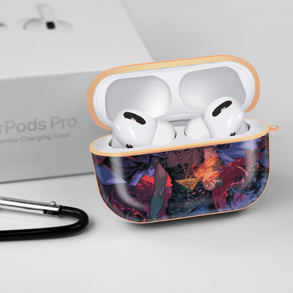 遊☆戯☆王 Yu-Gi-Oh! 【AirPods Pro用】ハードシェル保護ケース｜耐衝撃・防指紋・カラビナ付き商品仕様