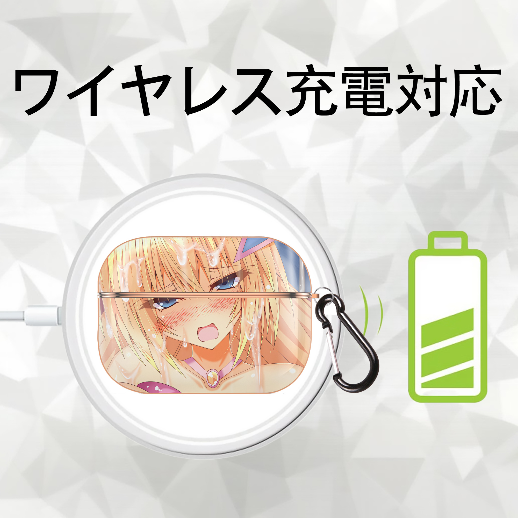 遊☆戯☆王 Yu-Gi-Oh! 【AirPods Pro用】ハードシェル保護ケース｜耐衝撃・防指紋・カラビナ付き商品仕様