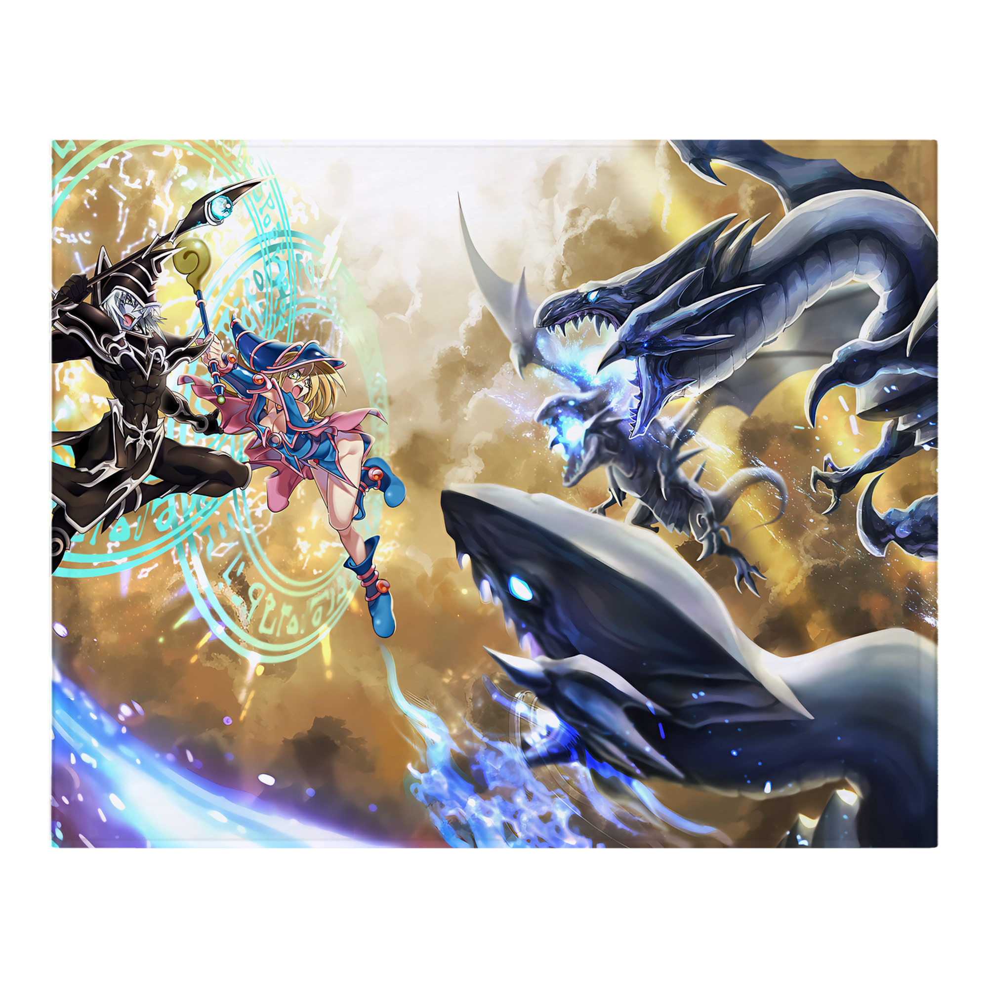（画像用） 遊☆戯☆王 Yu-Gi-Oh! フランネルブランケット・多サイズ対応（横型）