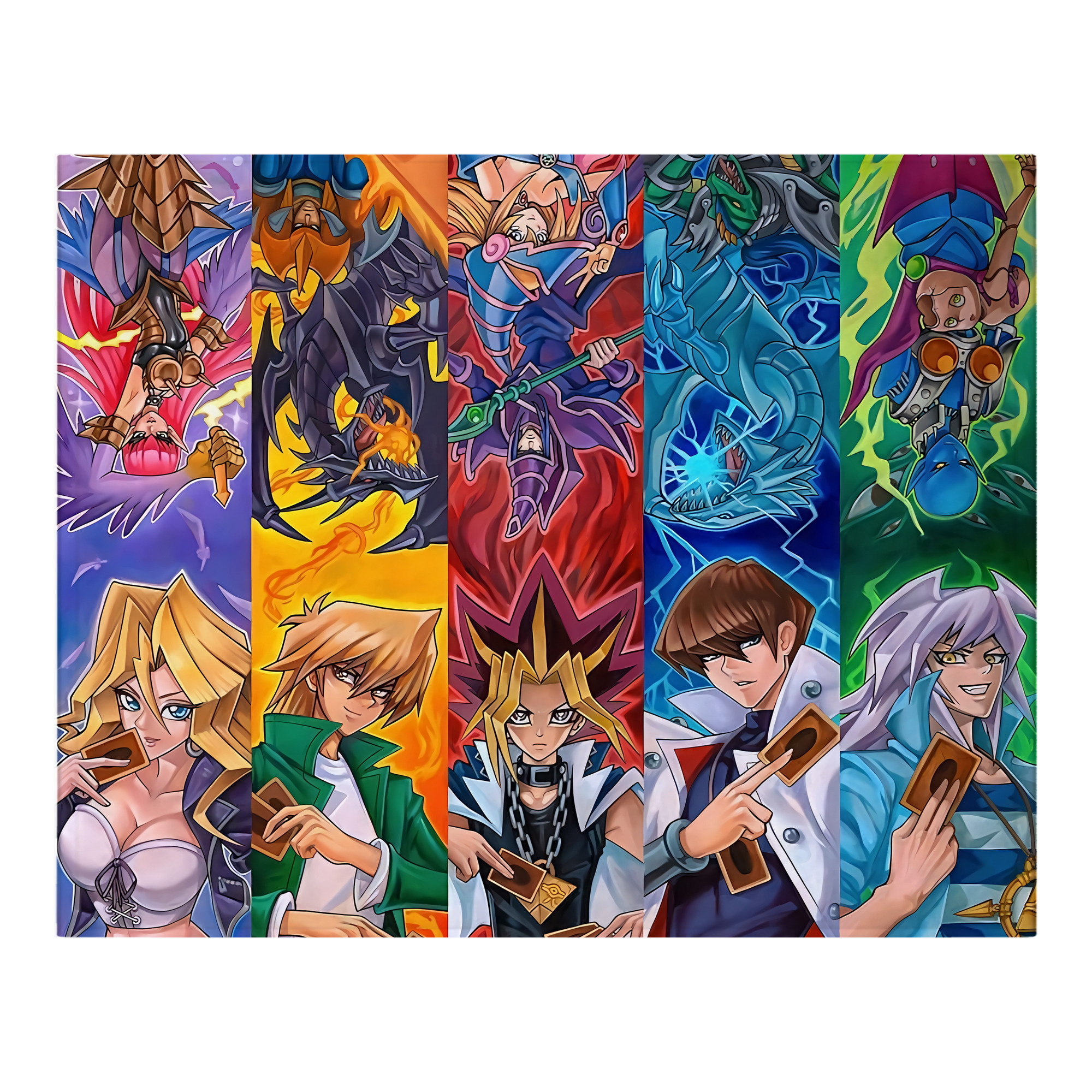 （画像用） 遊☆戯☆王 Yu-Gi-Oh! フランネルブランケット・多サイズ対応（横型）