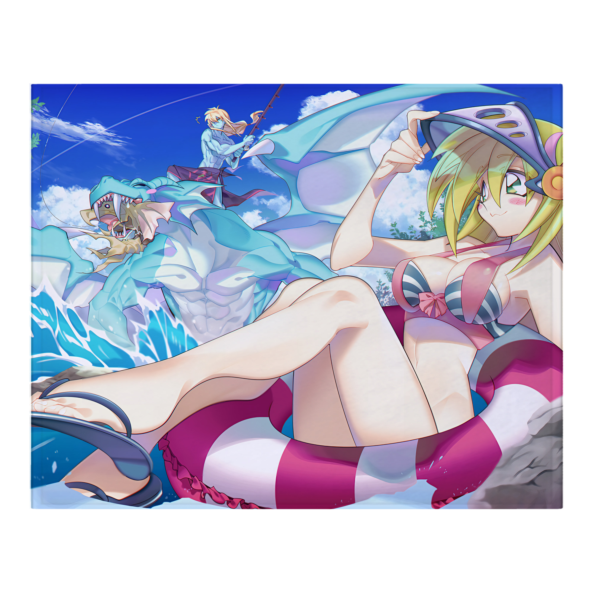 （画像用） 遊☆戯☆王 Yu-Gi-Oh! フランネルブランケット・多サイズ対応（横型）