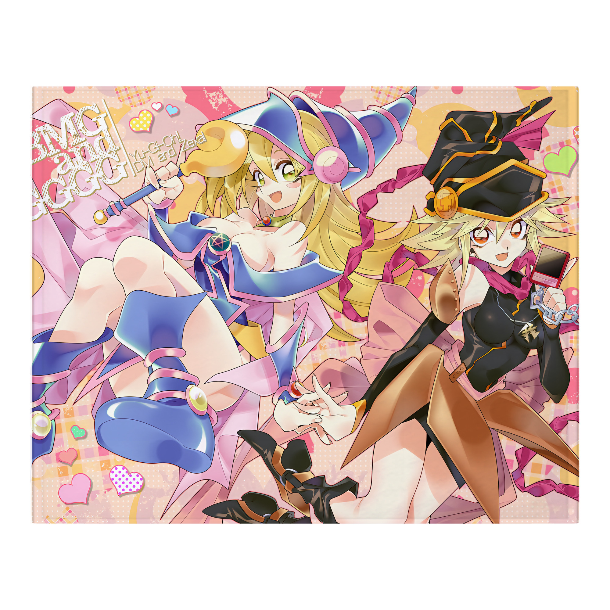 （画像用） 遊☆戯☆王 Yu-Gi-Oh! フランネルブランケット・多サイズ対応（横型）