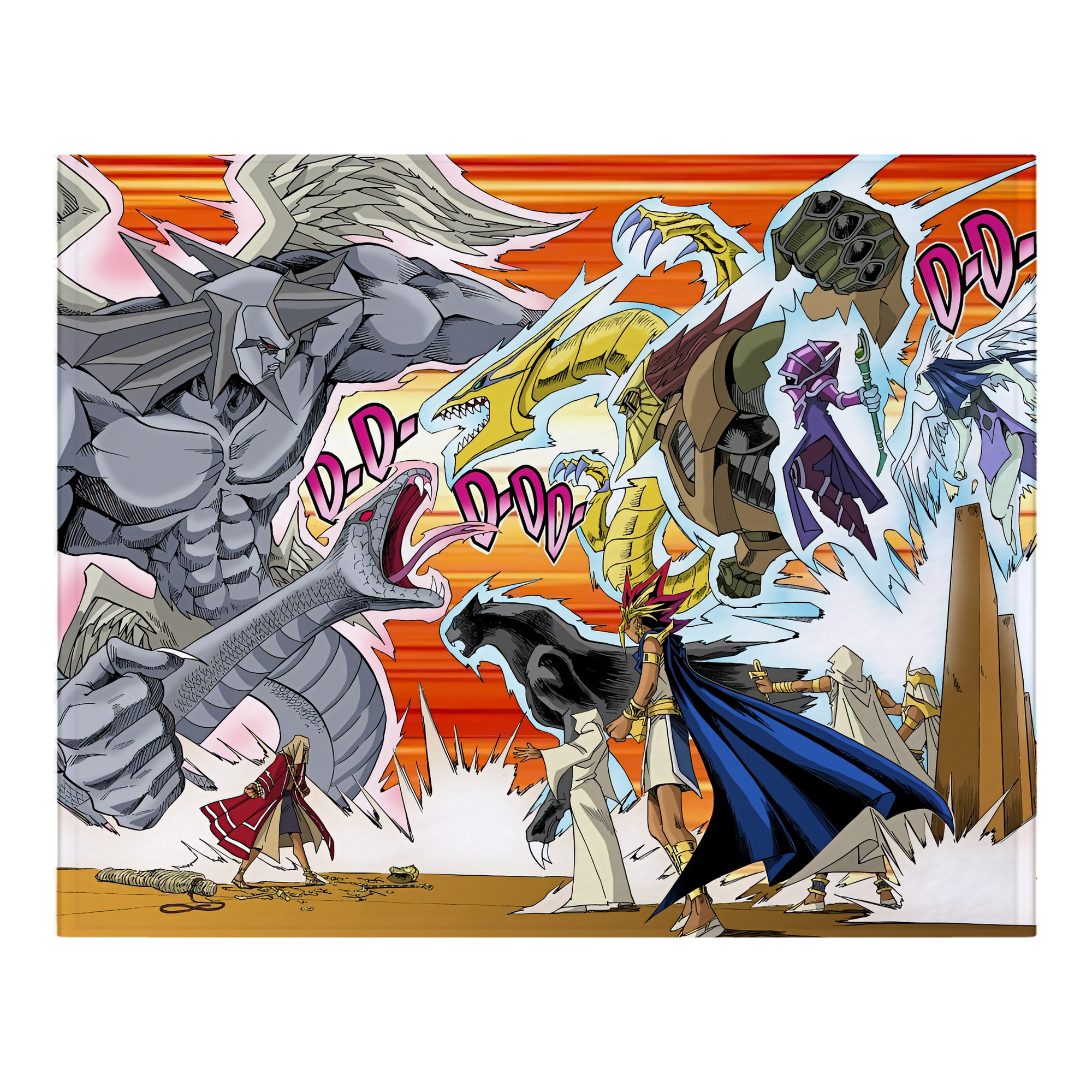 （画像用） 遊☆戯☆王 Yu-Gi-Oh! フランネルブランケット・多サイズ対応（横型）