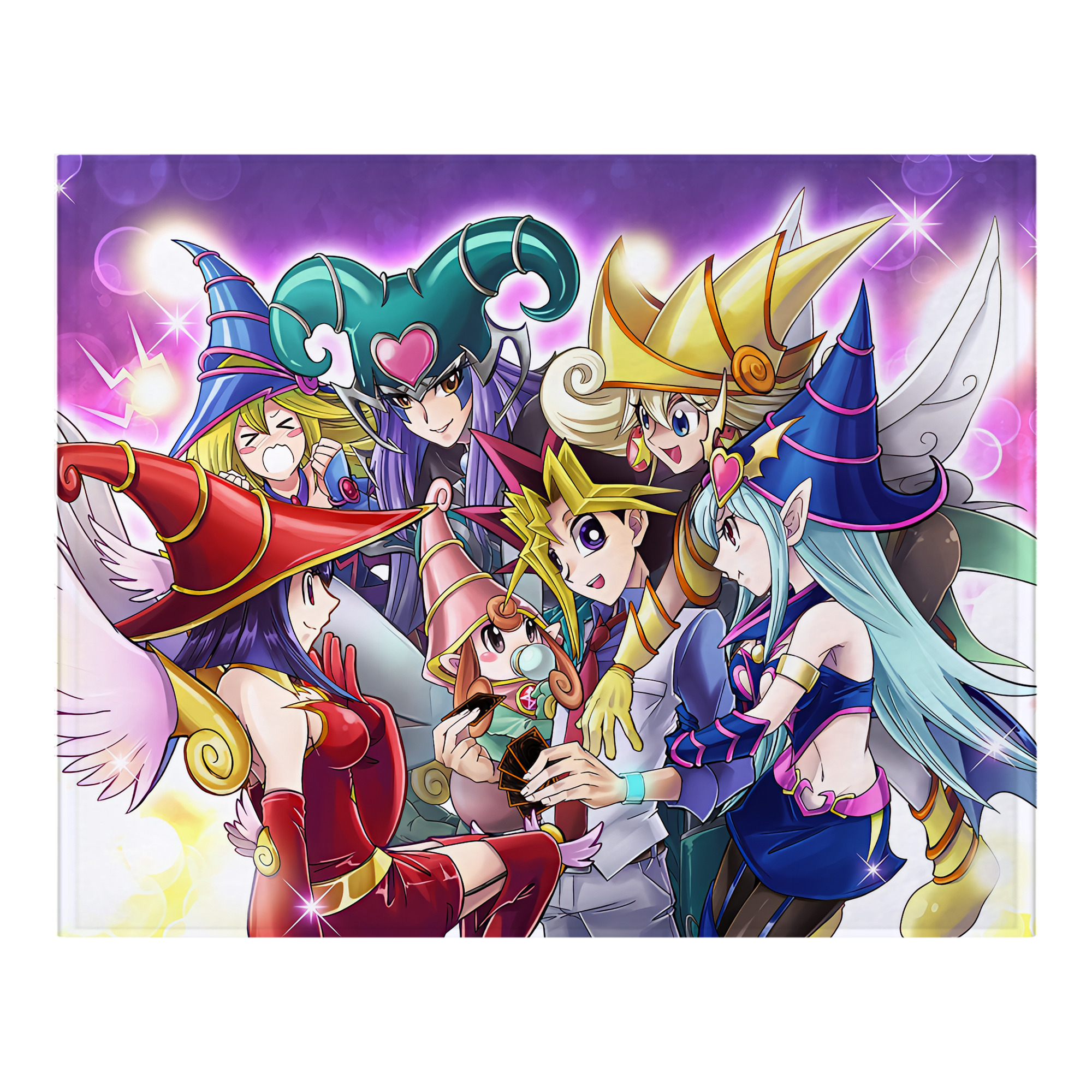 （画像用） 遊☆戯☆王 Yu-Gi-Oh! フランネルブランケット・多サイズ対応（横型）