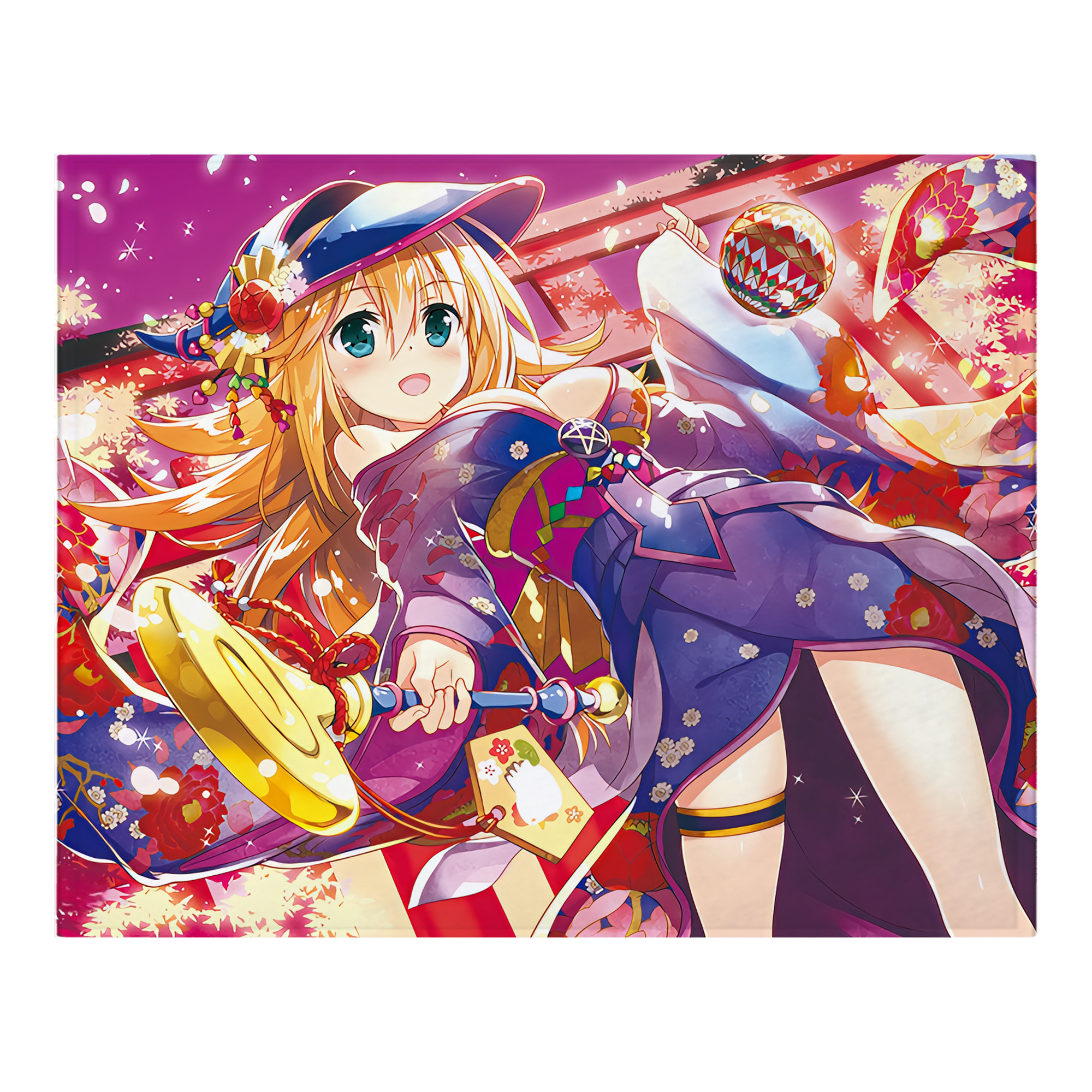 （画像用） 遊☆戯☆王 Yu-Gi-Oh! フランネルブランケット・多サイズ対応（横型）