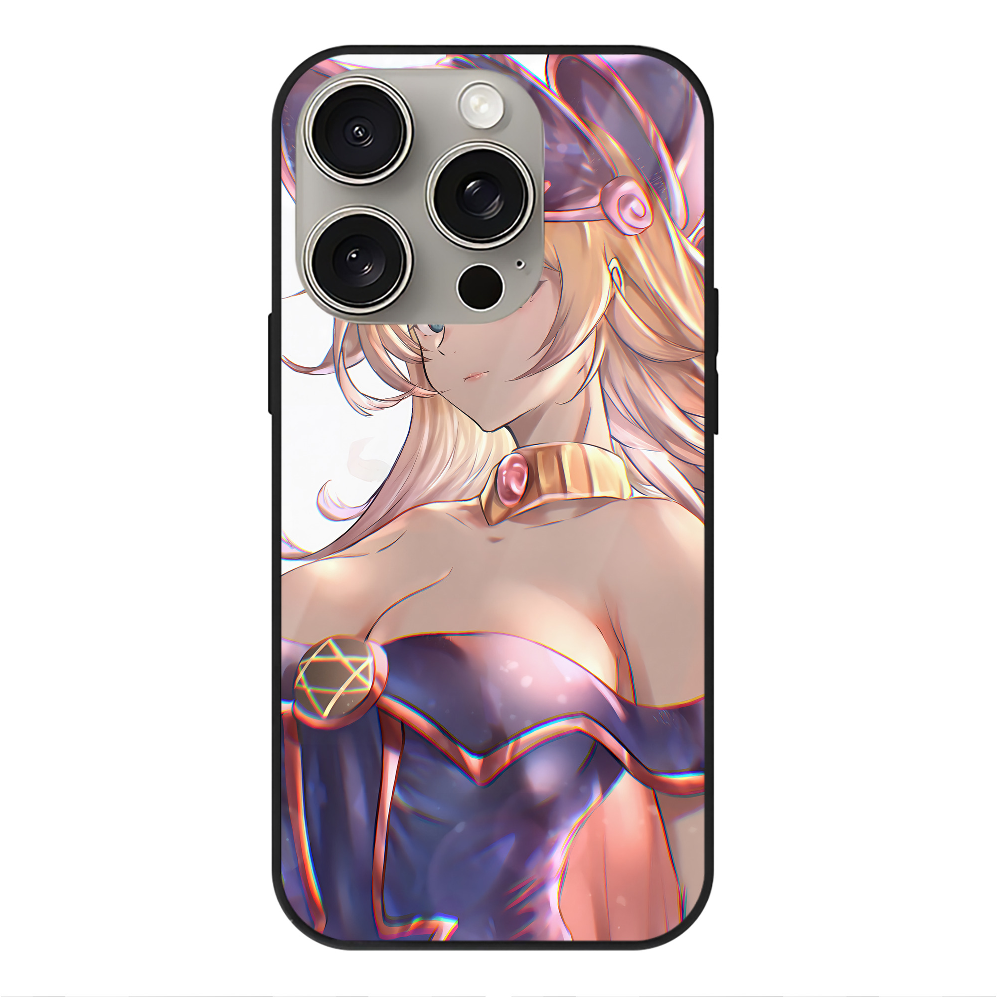 遊☆戯☆王 Yu-Gi-Oh! 【iPhone15Pro対応】スマホケース 耐衝撃＆黄変防止 背面ガラス
