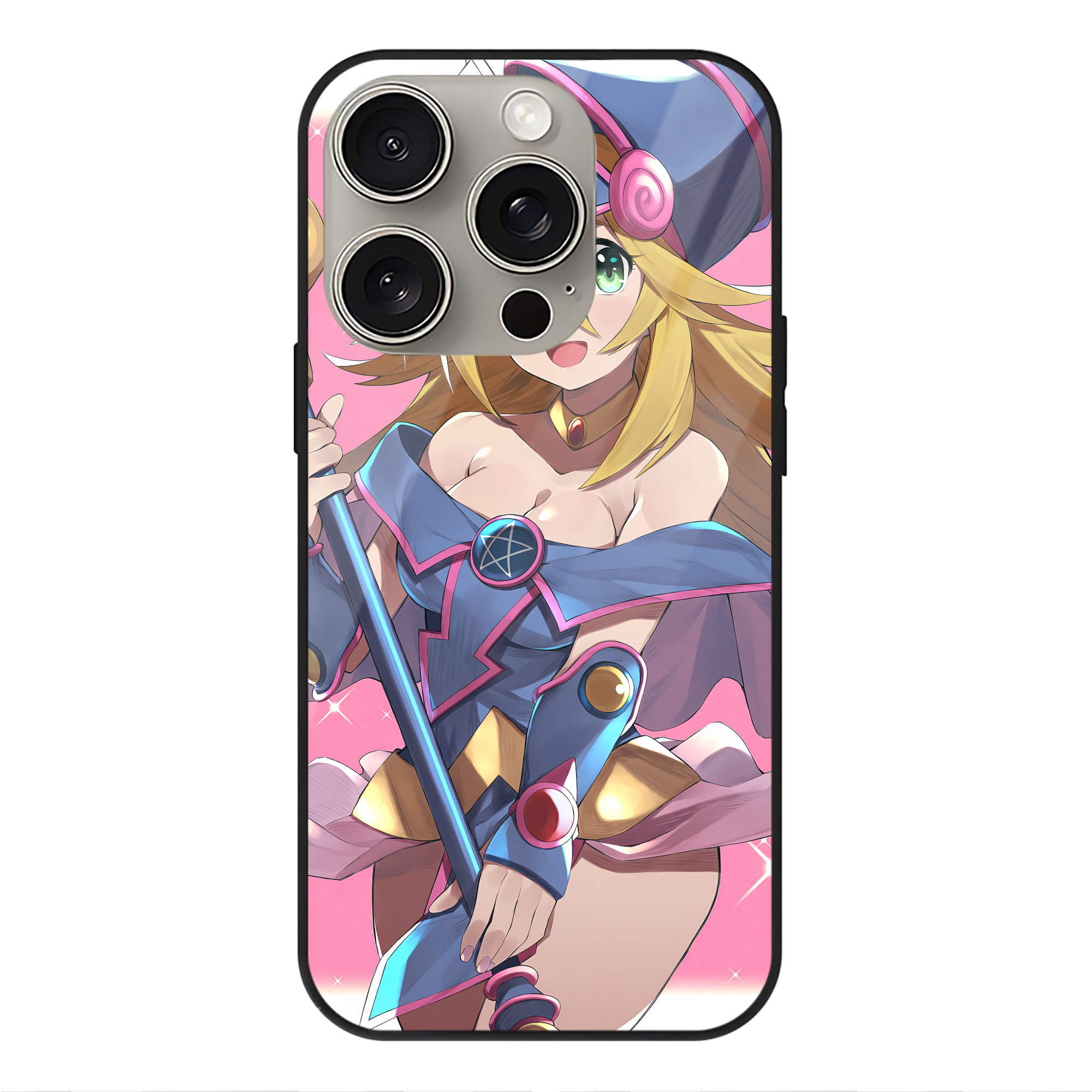 遊☆戯☆王 Yu-Gi-Oh! 【iPhone15Pro対応】スマホケース 耐衝撃＆黄変防止 背面ガラス