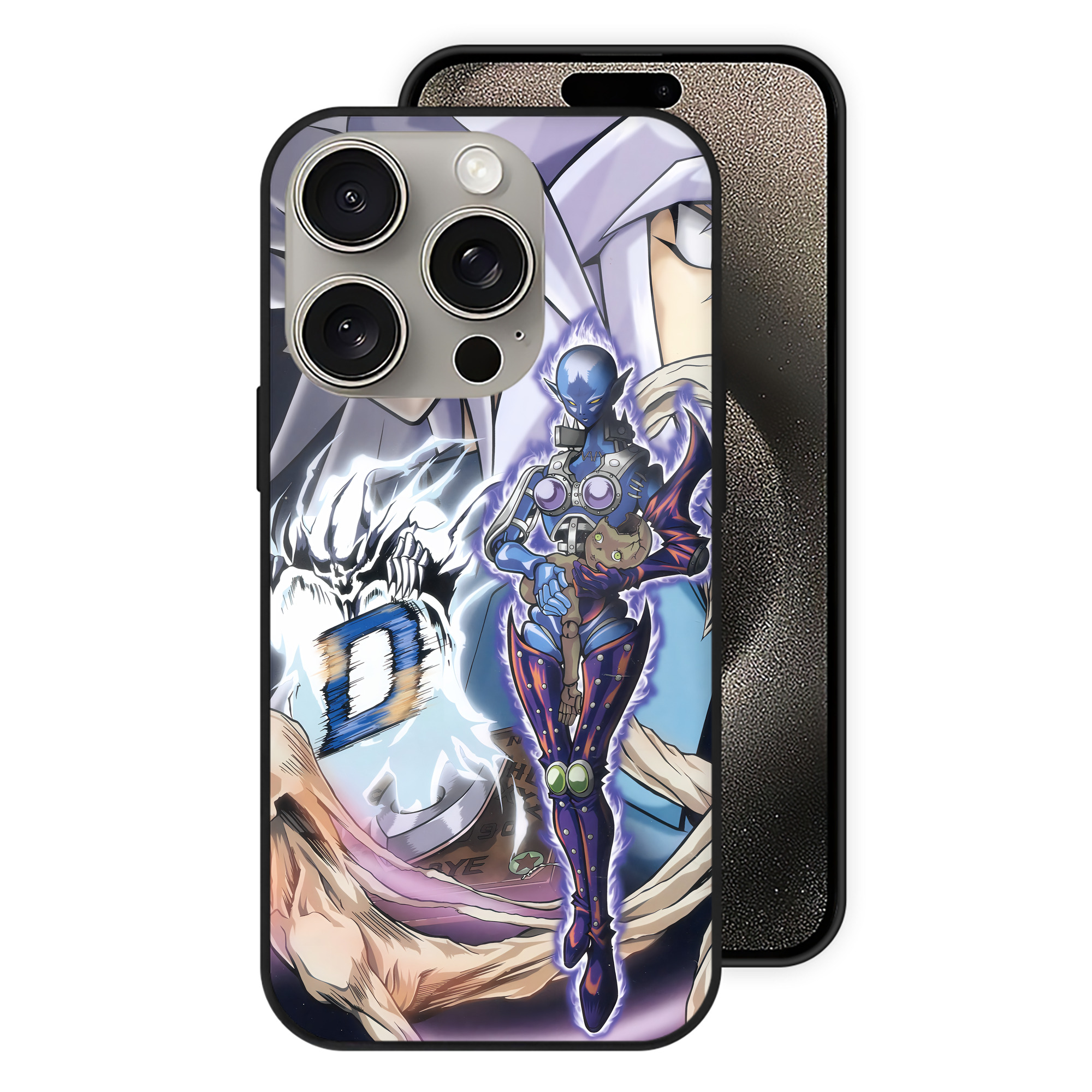 遊☆戯☆王 Yu-Gi-Oh! 【iPhone15Pro対応】スマホケース 耐衝撃＆黄変防止 背面ガラス