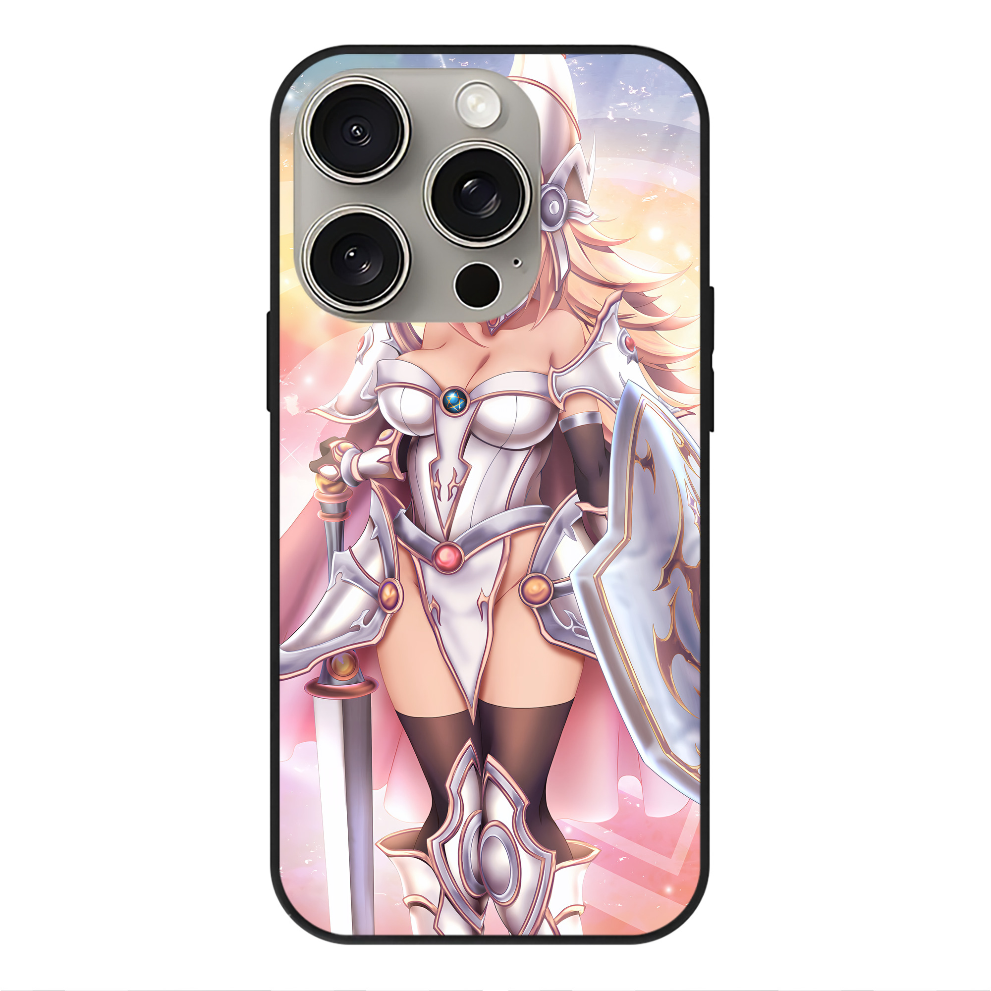 遊☆戯☆王 Yu-Gi-Oh! 【iPhone15Pro対応】スマホケース 耐衝撃＆黄変防止 背面ガラス