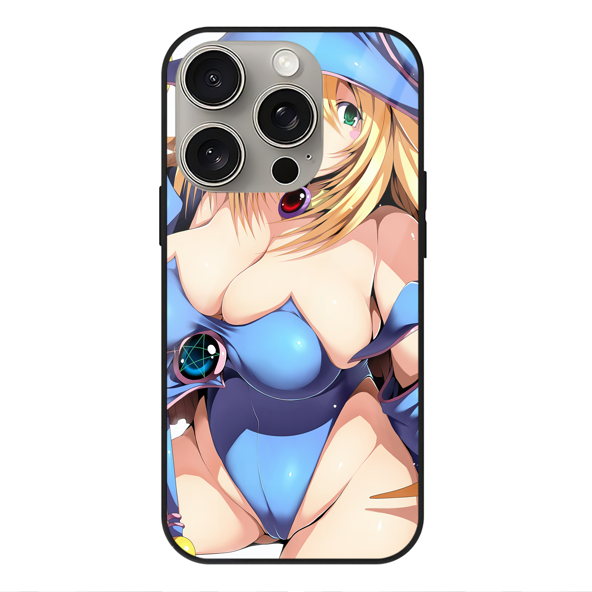 遊☆戯☆王 Yu-Gi-Oh! 【iPhone15Pro対応】スマホケース 耐衝撃＆黄変防止 背面ガラス