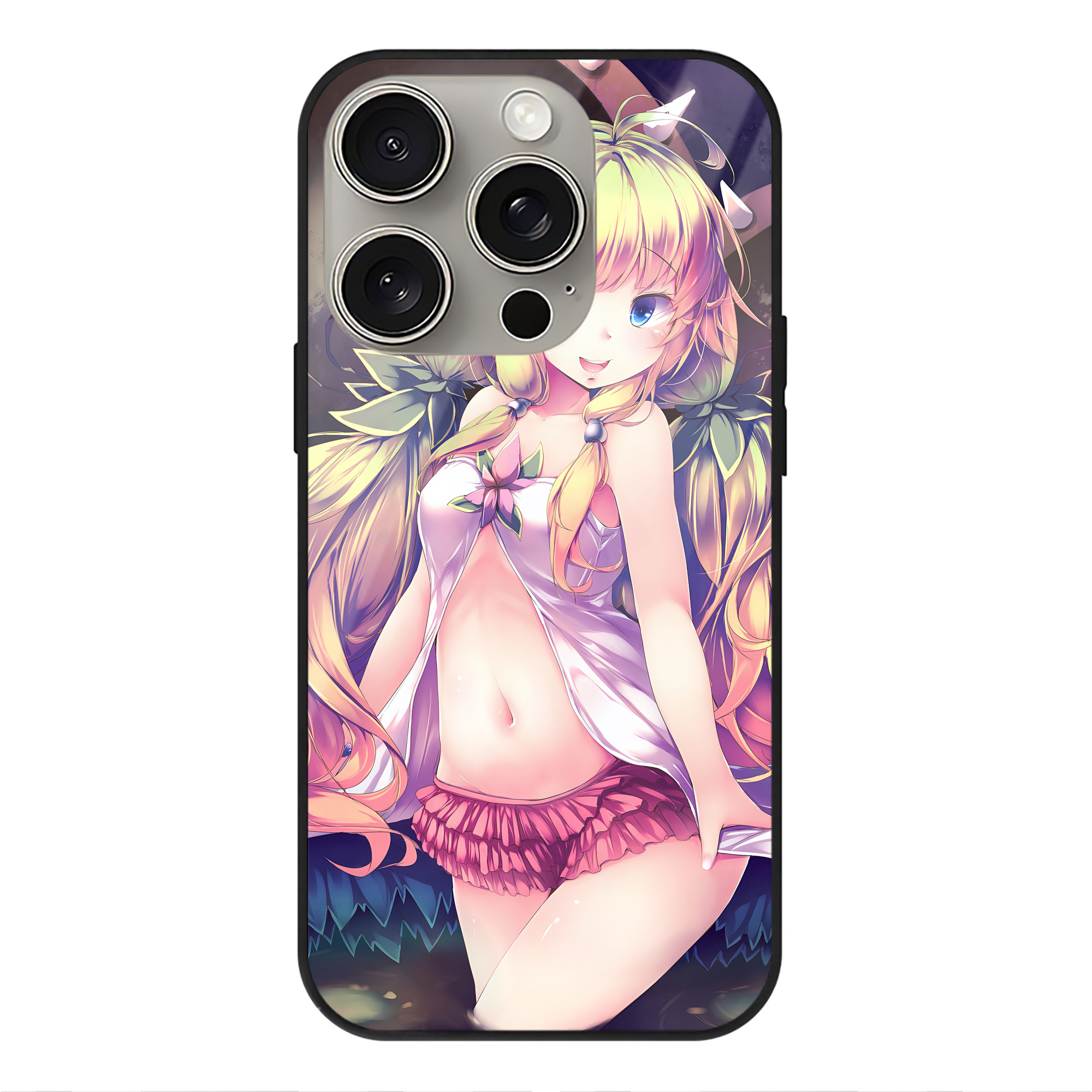 遊☆戯☆王 Yu-Gi-Oh! 【iPhone15Pro対応】スマホケース 耐衝撃＆黄変防止 背面ガラス