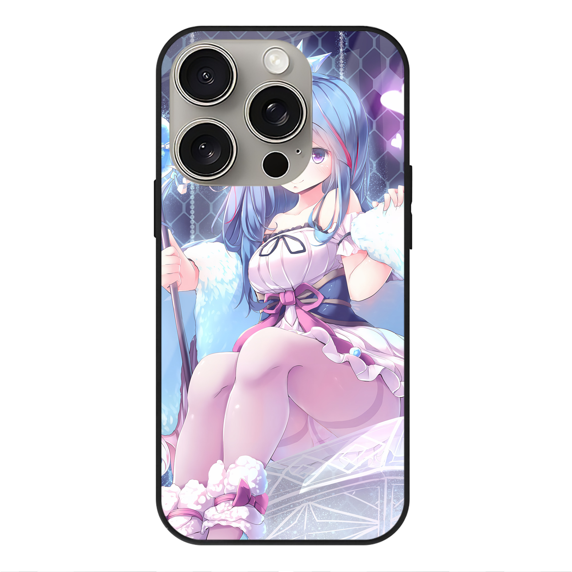 遊☆戯☆王 Yu-Gi-Oh! 【iPhone15Pro対応】スマホケース 耐衝撃＆黄変防止 背面ガラス