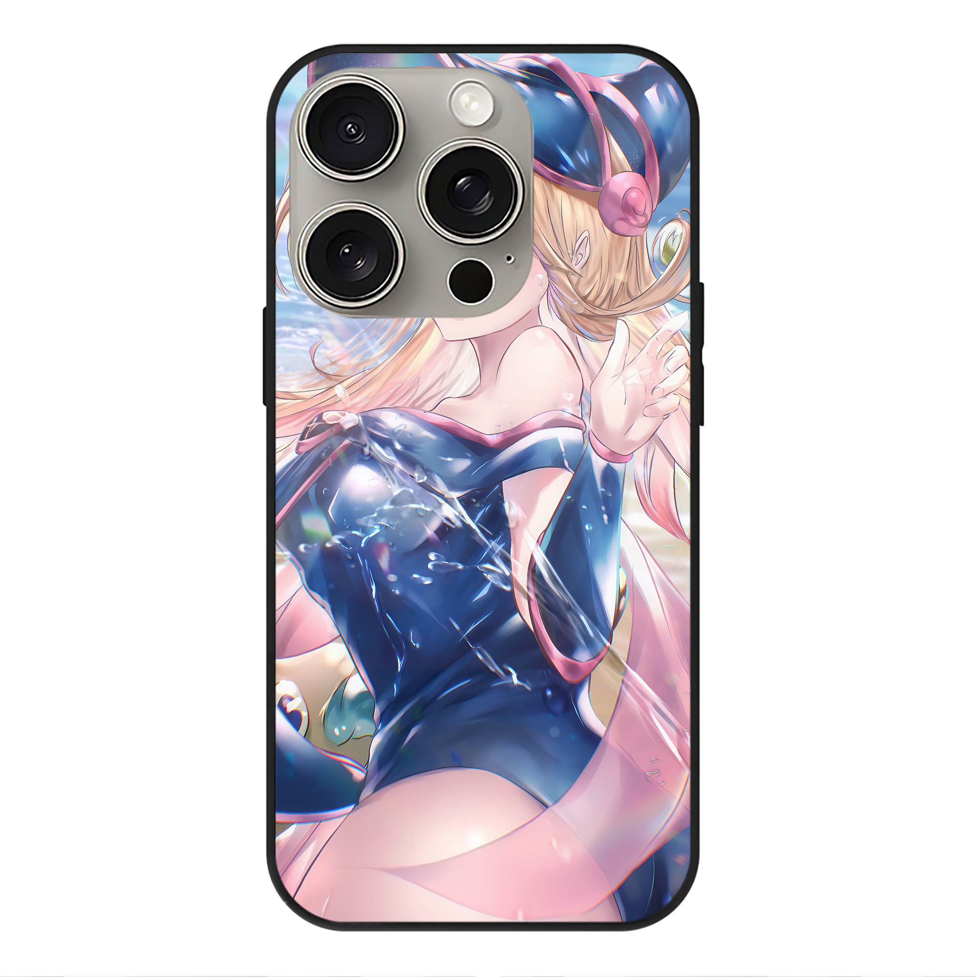遊☆戯☆王 Yu-Gi-Oh! 【iPhone15Pro対応】スマホケース 耐衝撃＆黄変防止 背面ガラス