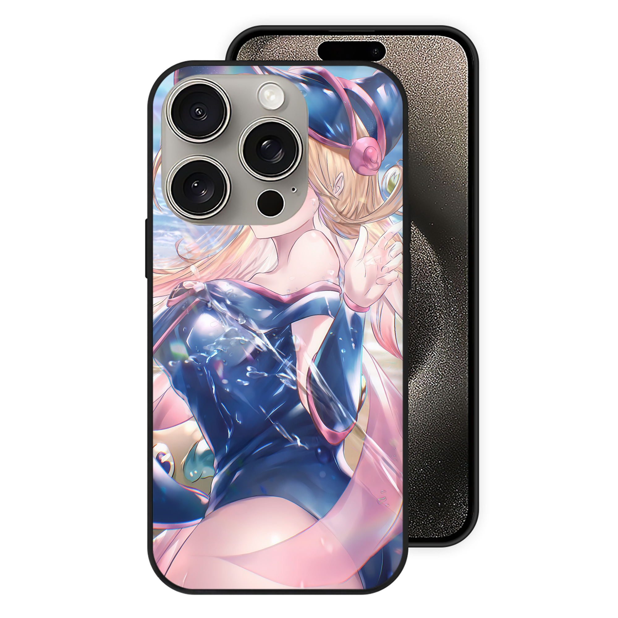 遊☆戯☆王 Yu-Gi-Oh! 【iPhone15Pro対応】スマホケース 耐衝撃＆黄変防止 背面ガラス