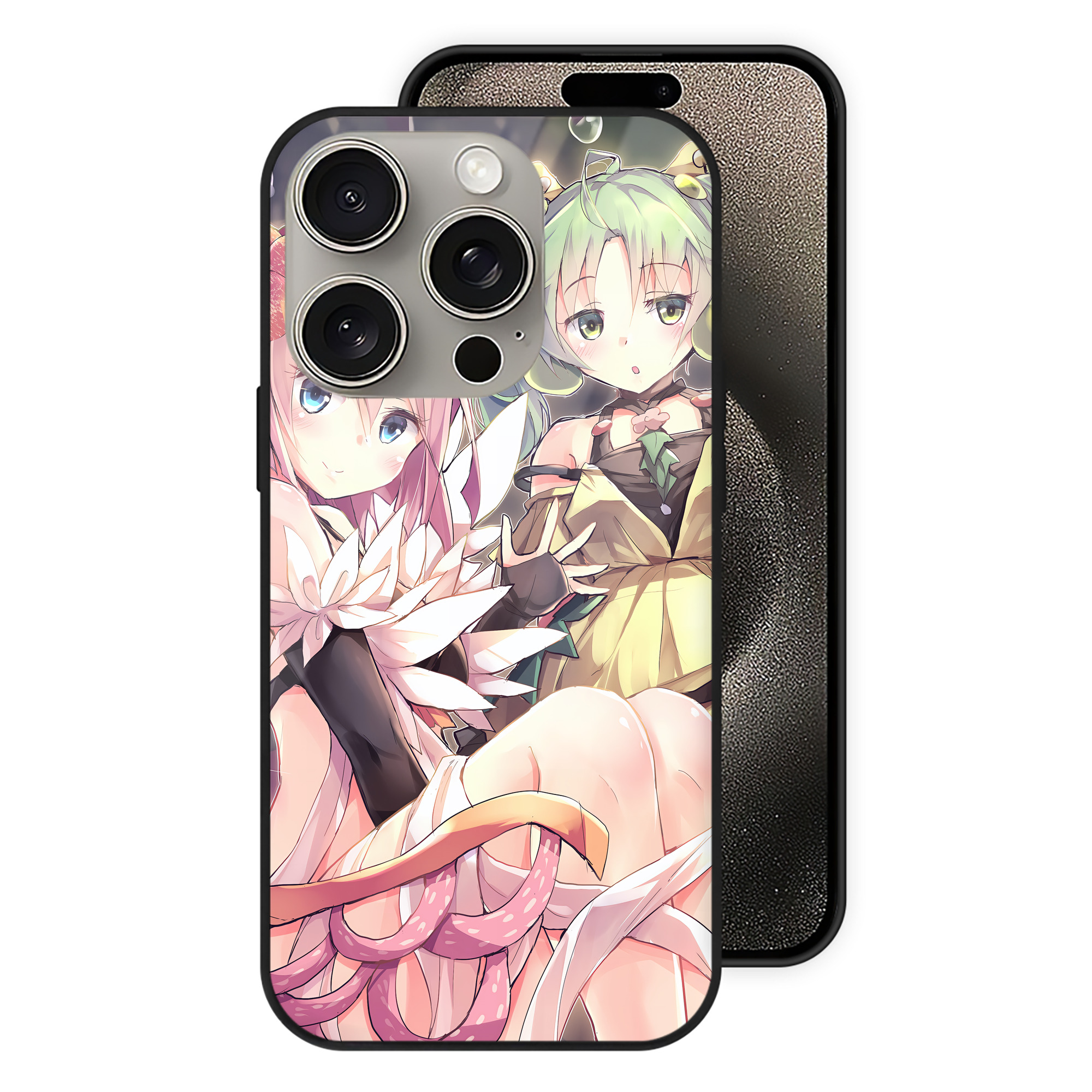 遊☆戯☆王 Yu-Gi-Oh! 【iPhone15Pro対応】スマホケース 耐衝撃＆黄変防止 背面ガラス