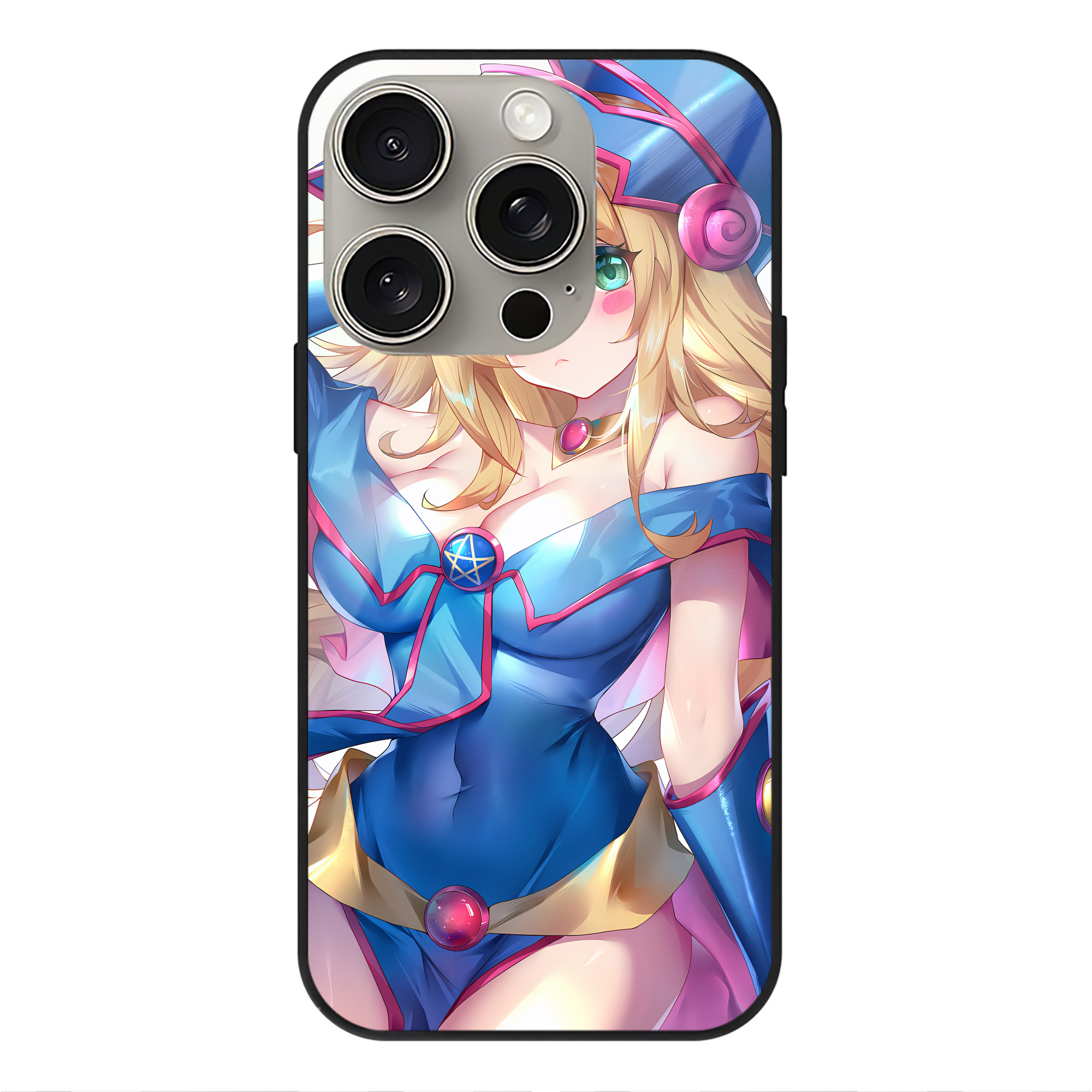 遊☆戯☆王 Yu-Gi-Oh! 【iPhone15Pro対応】スマホケース 耐衝撃＆黄変防止 背面ガラス