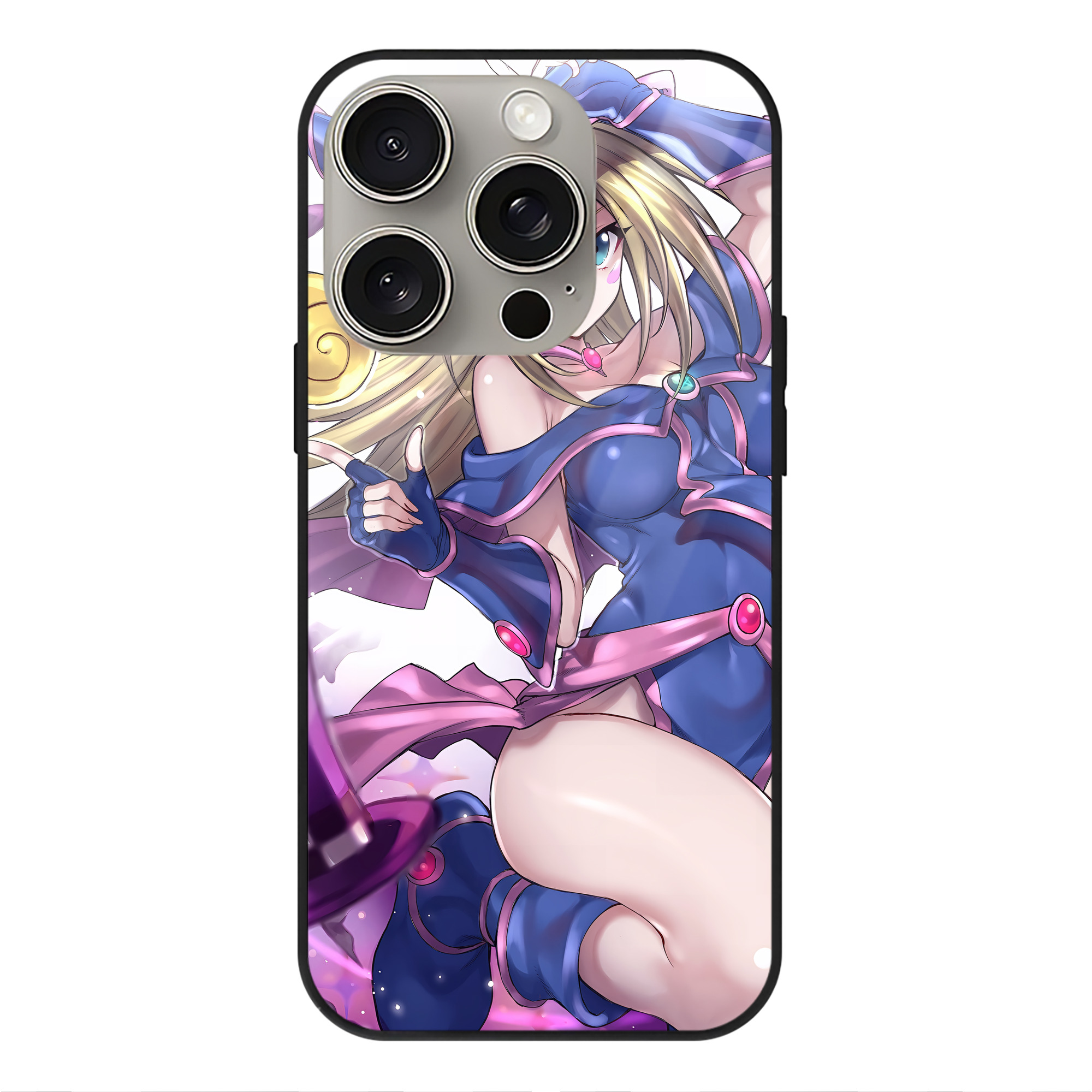 遊☆戯☆王 Yu-Gi-Oh! 【iPhone15Pro対応】スマホケース 耐衝撃＆黄変防止 背面ガラス